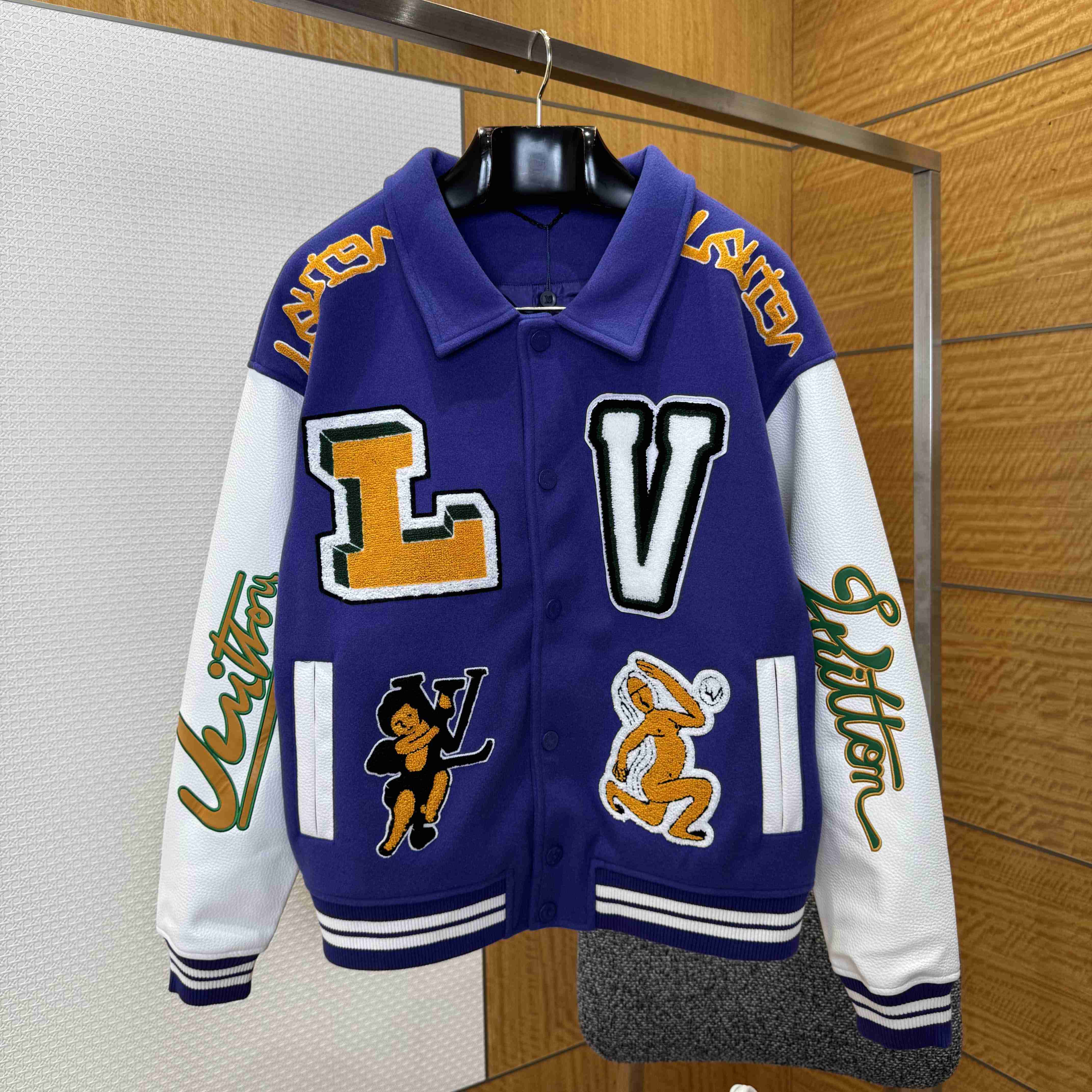 Louis Vuitton Varsity Jacket  - FashionPlug