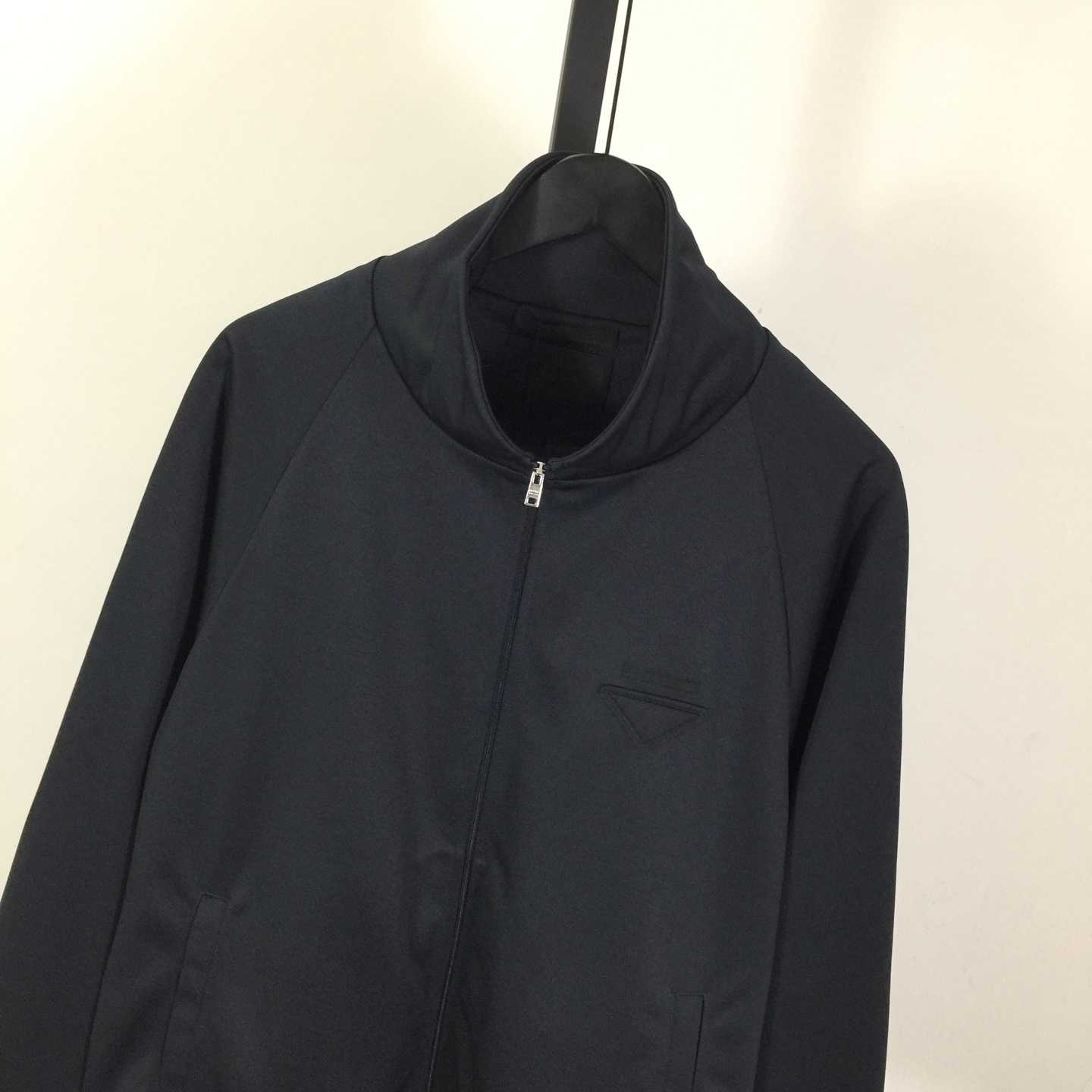 Prada Logo-patch Bomber Jacket - FashionPlug