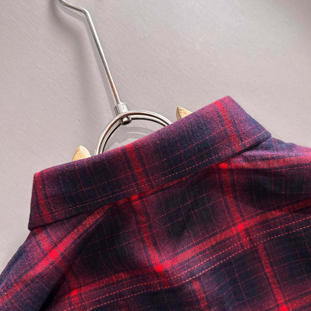 Moncler Checked Cotton Shirt - FashionPlug