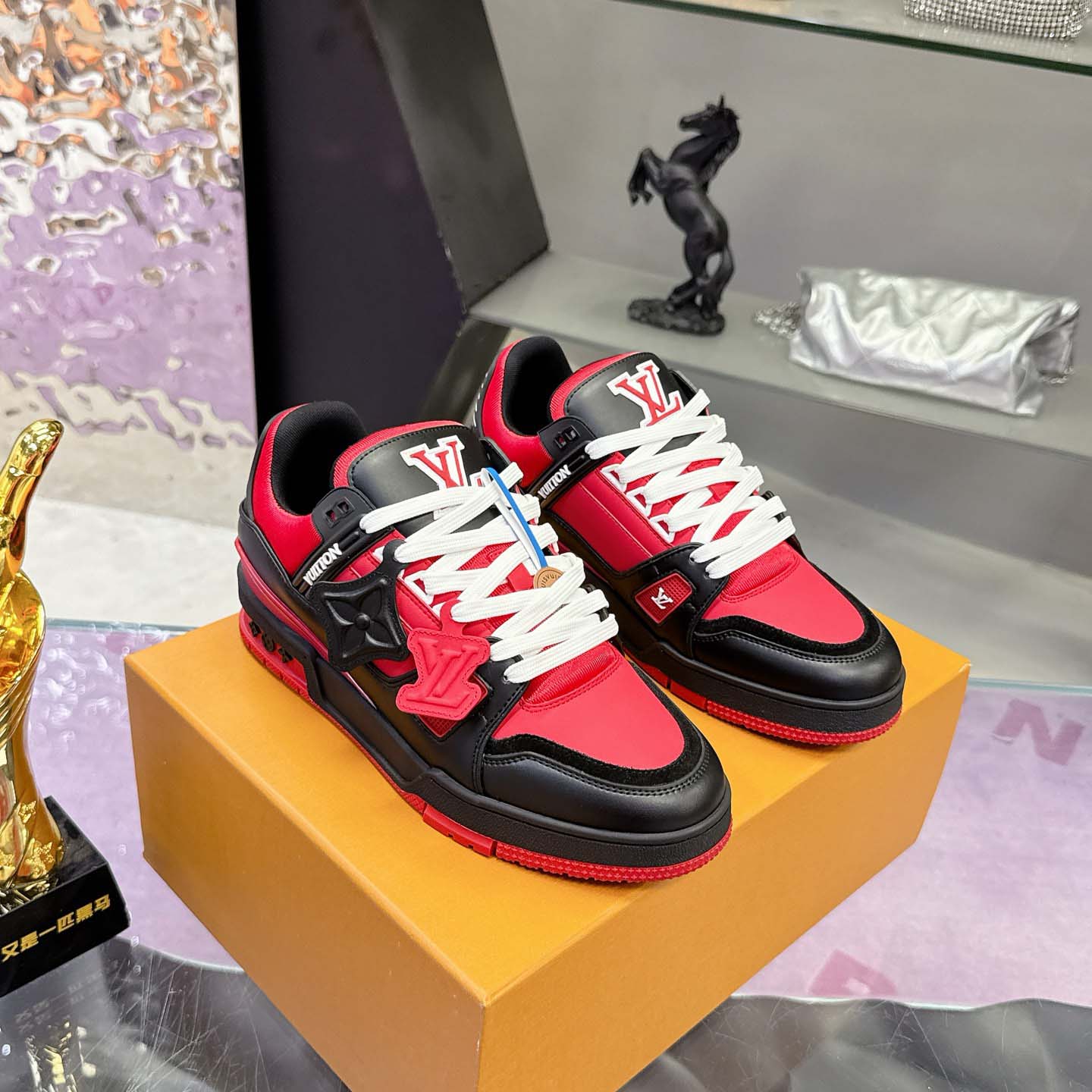 Louis Vuitton LV Trainer Sneaker        - FashionPlug