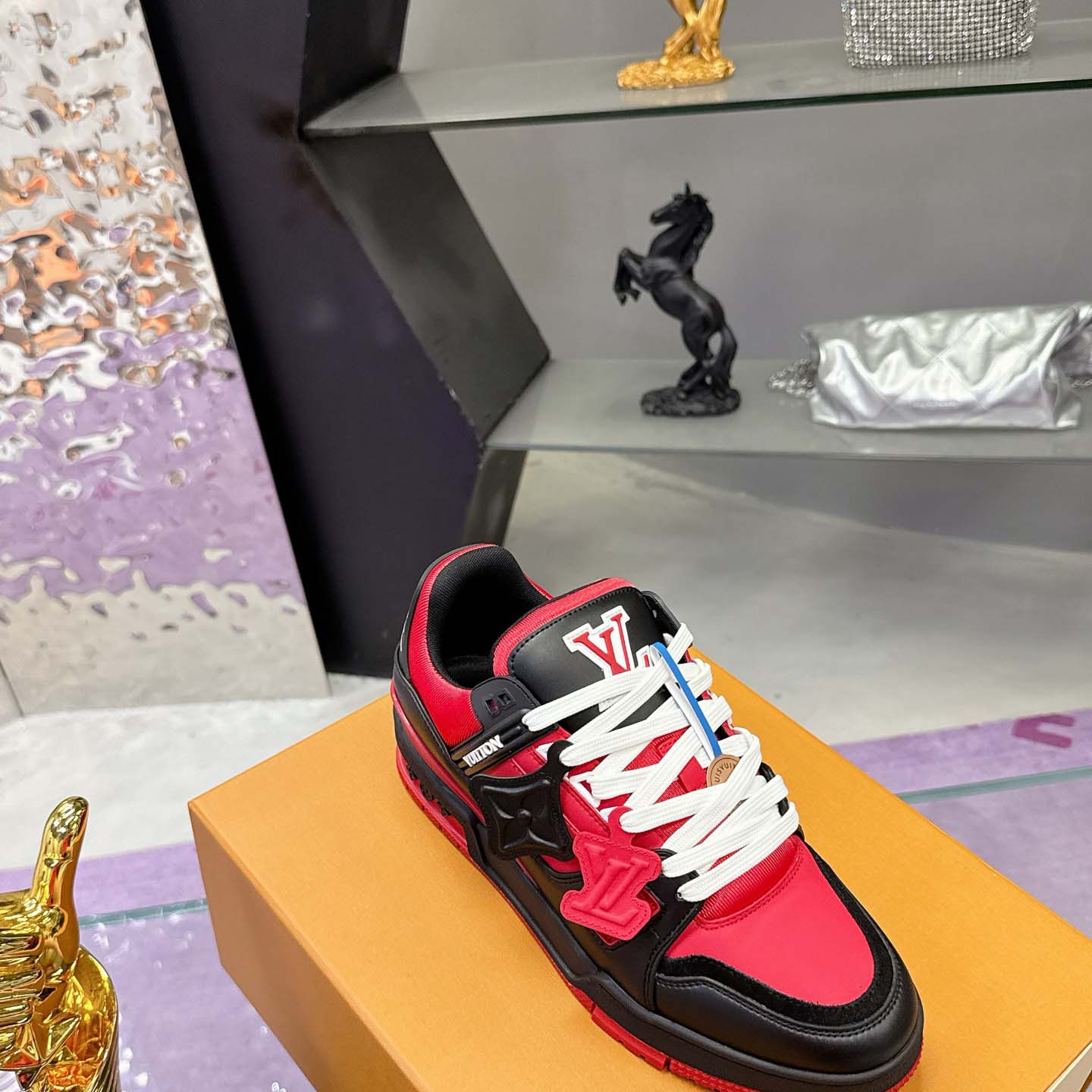 Louis Vuitton LV Trainer Sneaker        - FashionPlug