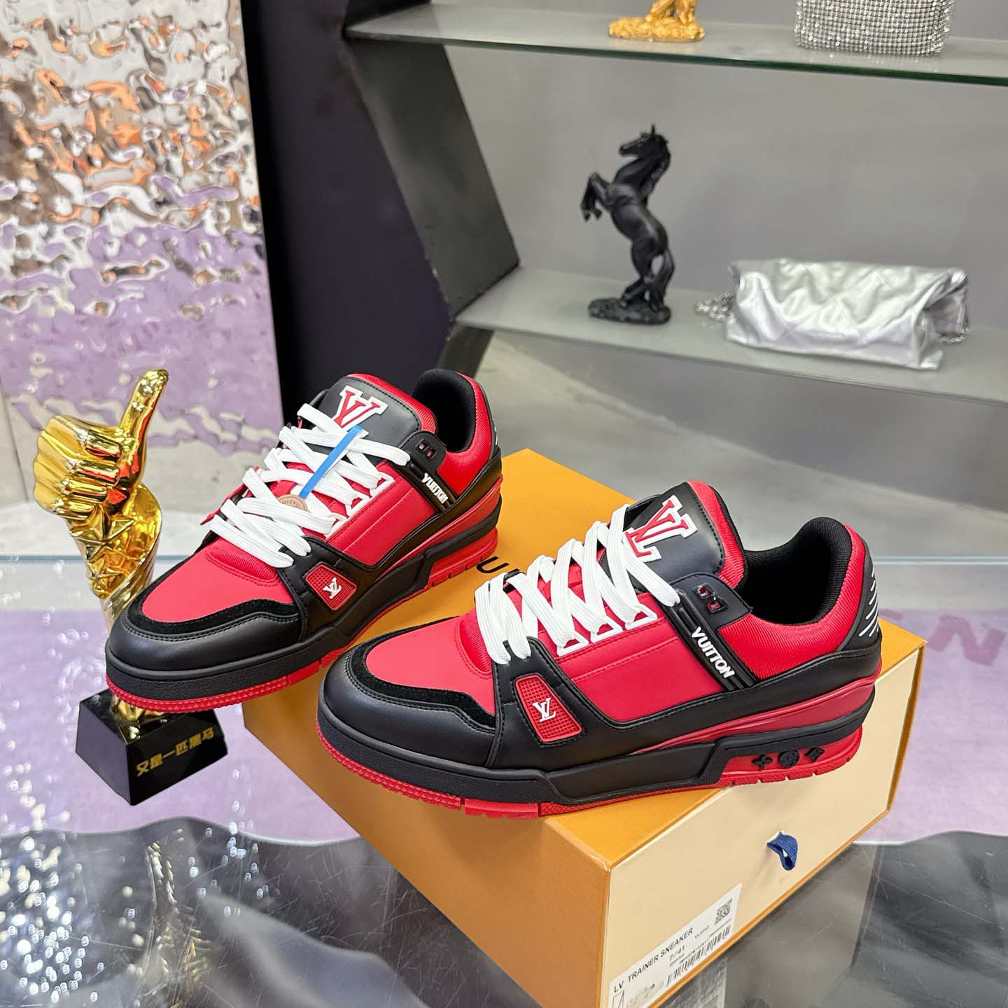 Louis Vuitton LV Trainer Sneaker        - FashionPlug