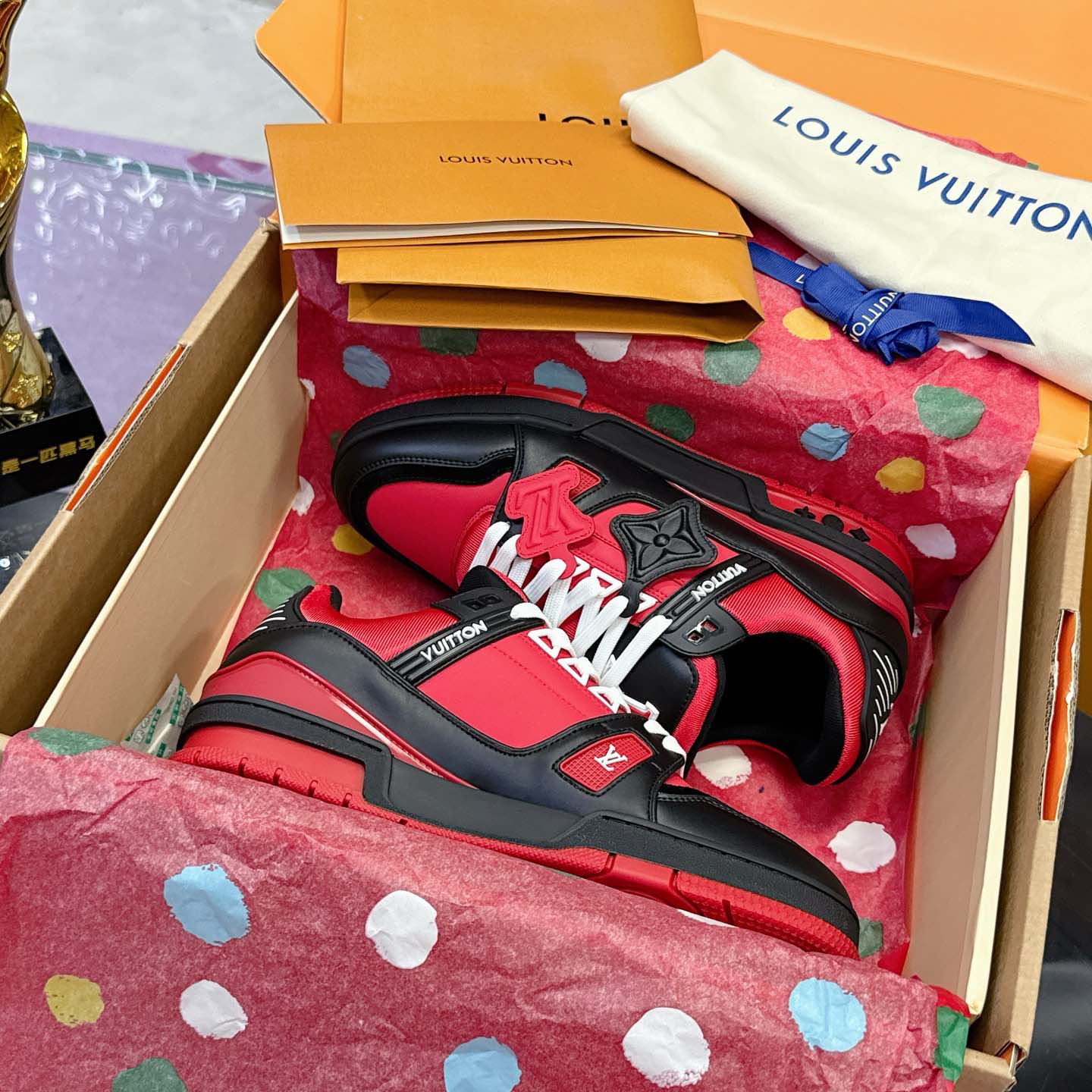 Louis Vuitton LV Trainer Sneaker        - FashionPlug