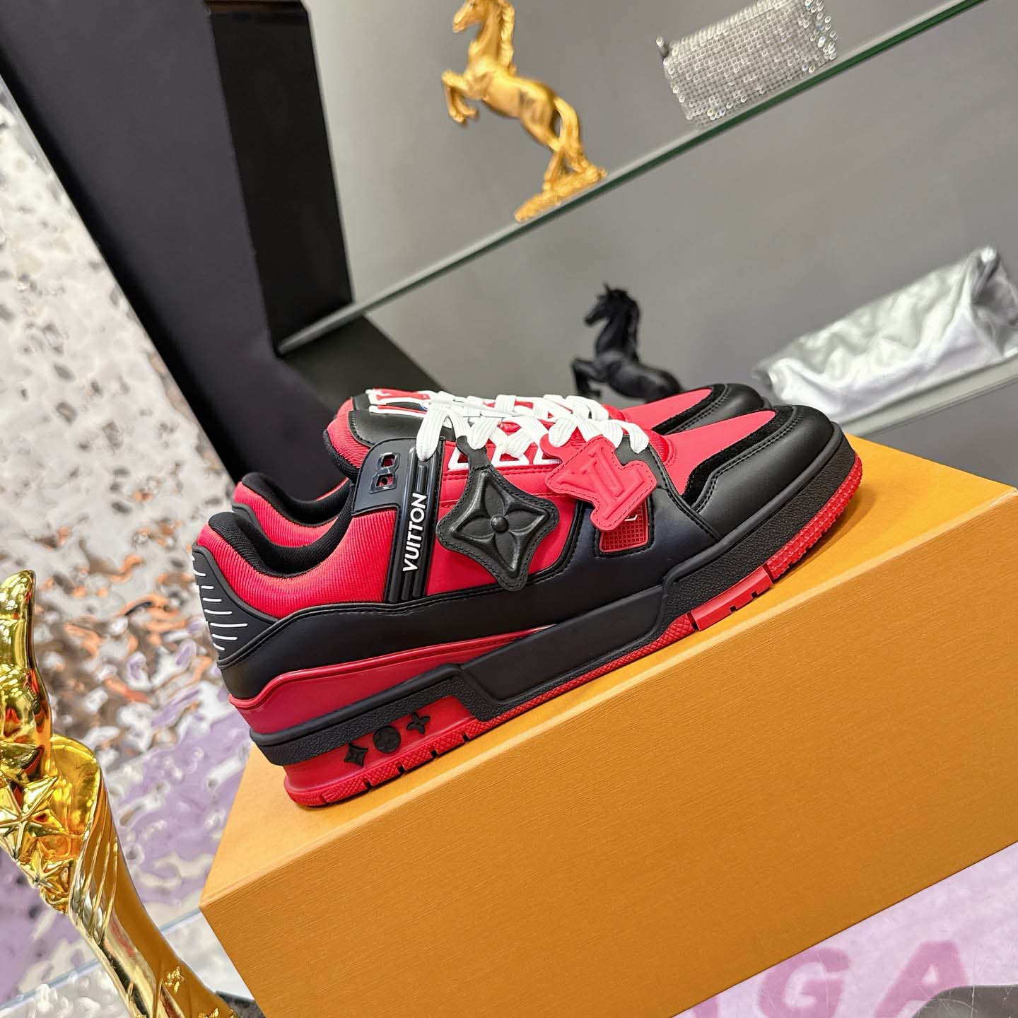 Louis Vuitton LV Trainer Sneaker        - FashionPlug