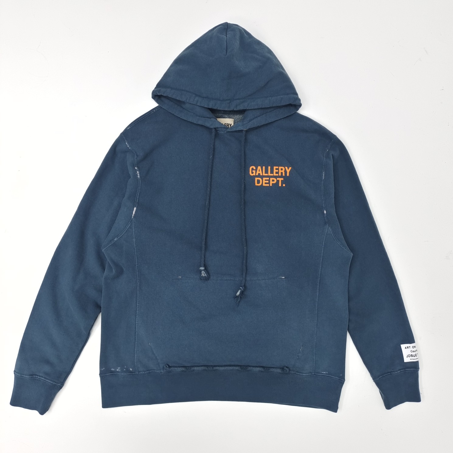 Gallery Dept. Reversible French Logo Hoodie Navy Men's - US - FashionPlug