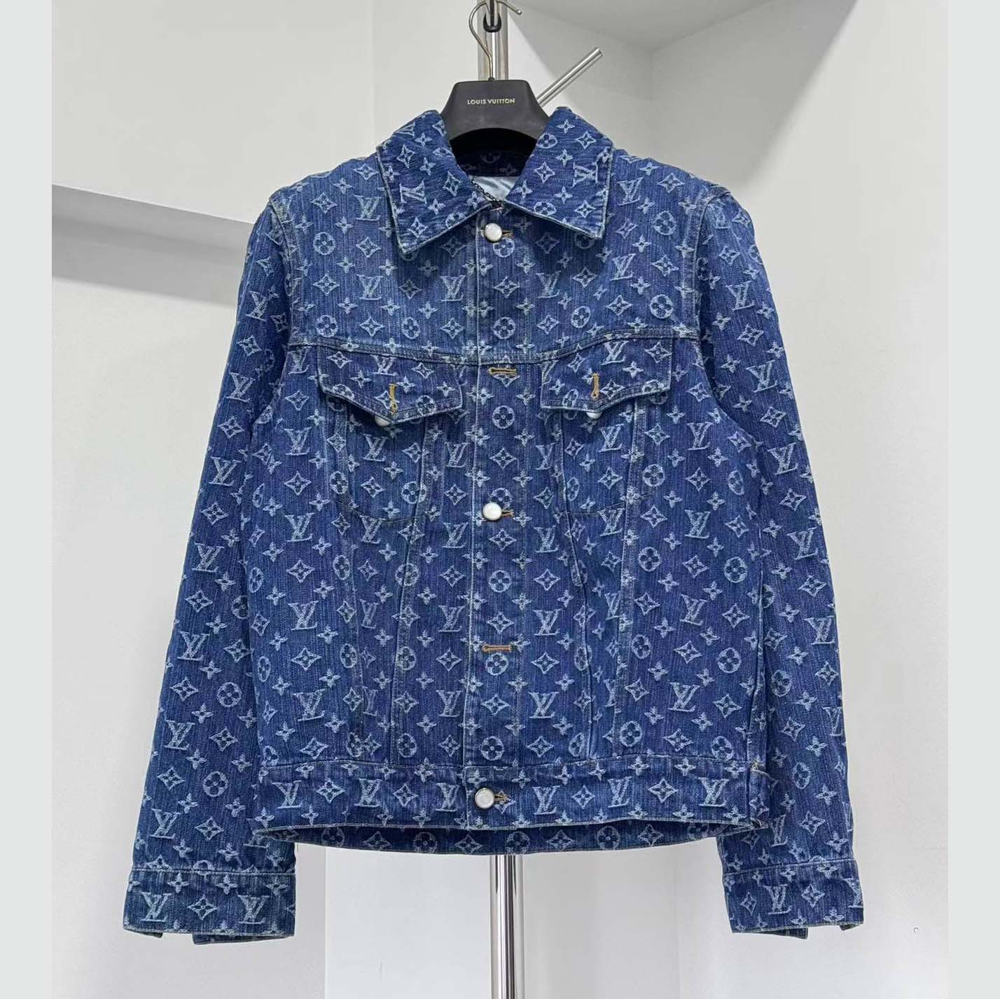 Louis Vuitton Monogram Denim Jacket - FashionPlug