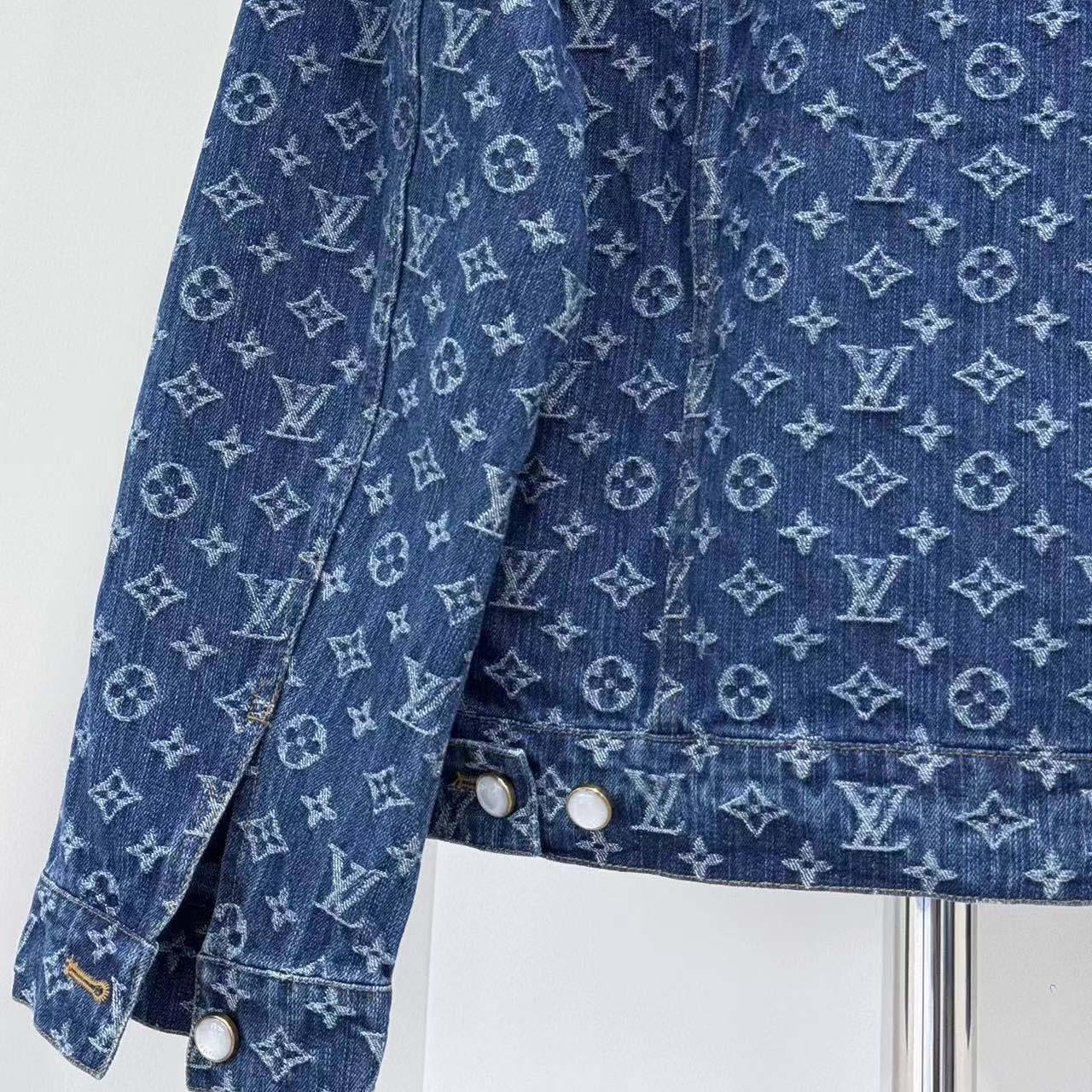 Louis Vuitton Monogram Denim Jacket - FashionPlug