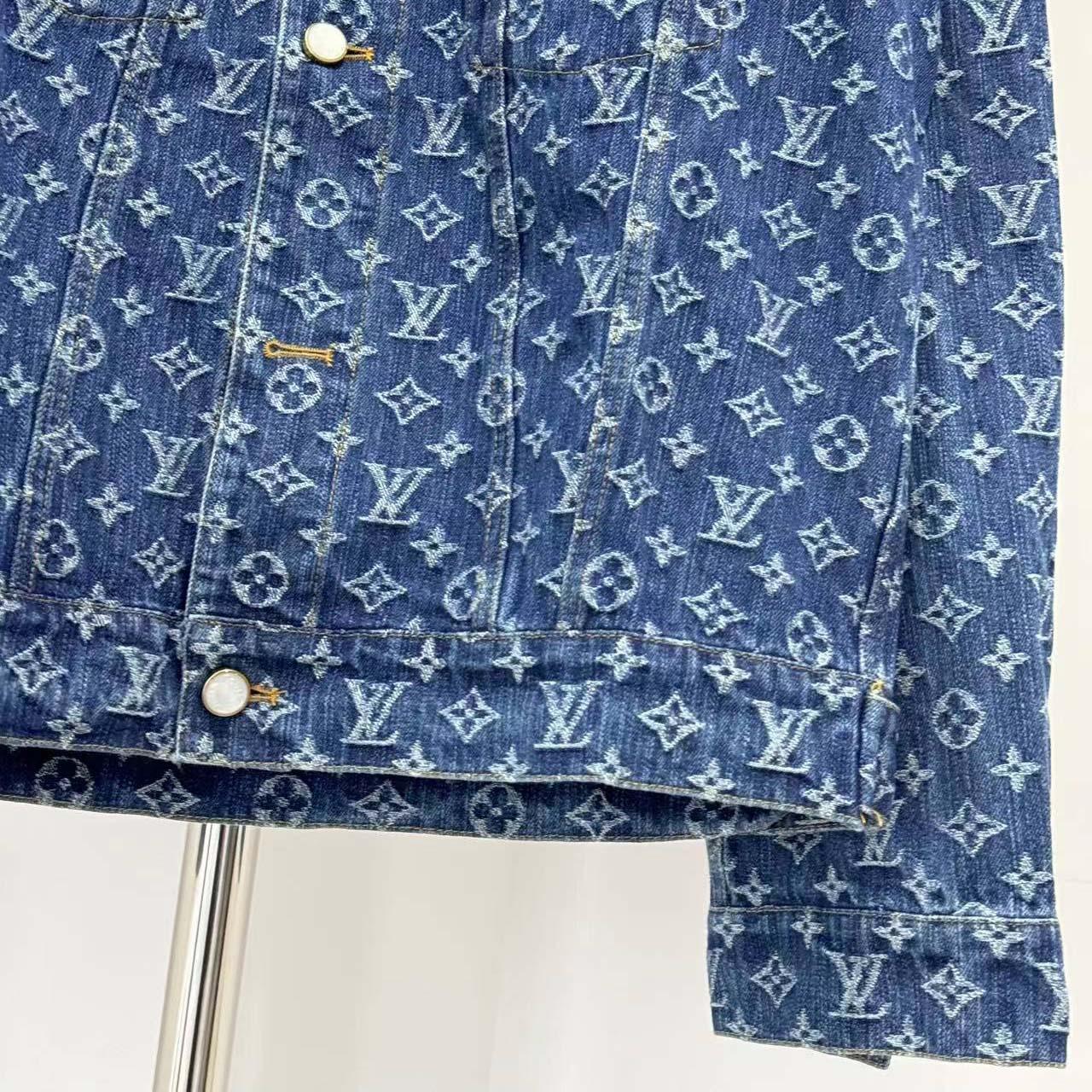 Louis Vuitton Monogram Denim Jacket - FashionPlug