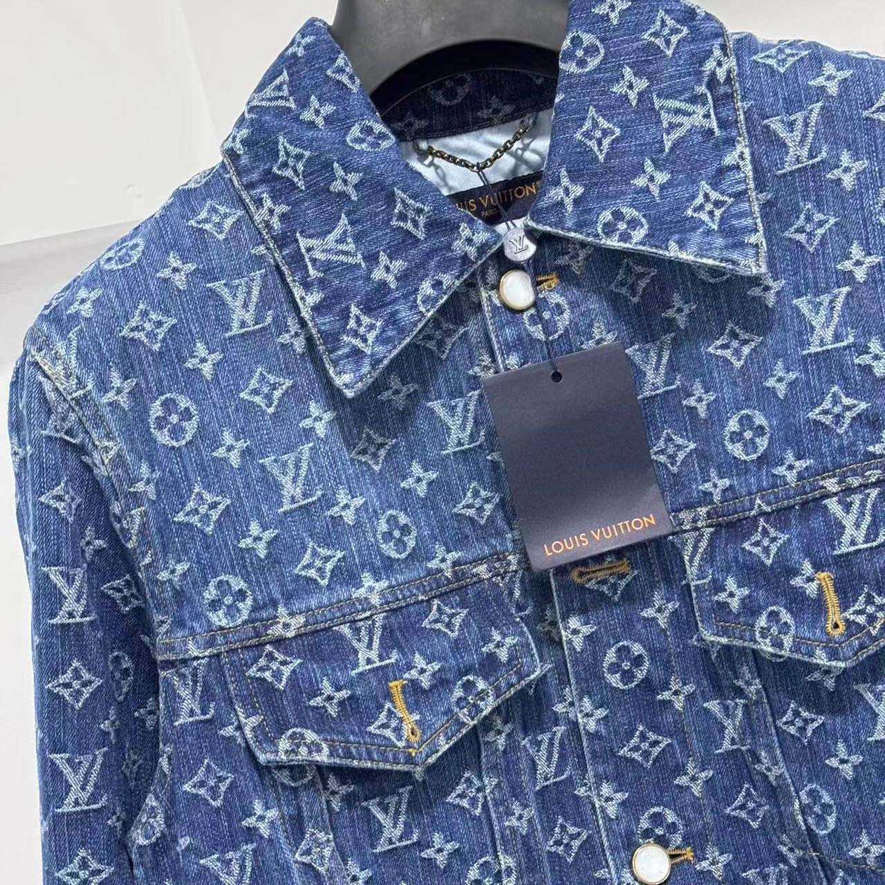 Louis Vuitton Monogram Denim Jacket - FashionPlug