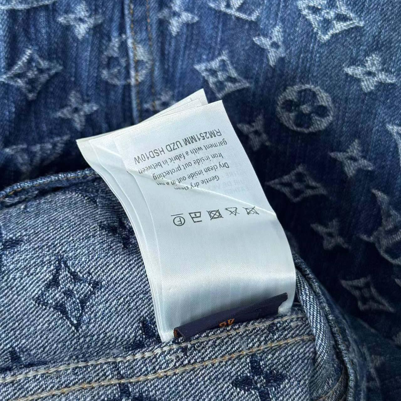 Louis Vuitton Monogram Denim Jacket - FashionPlug