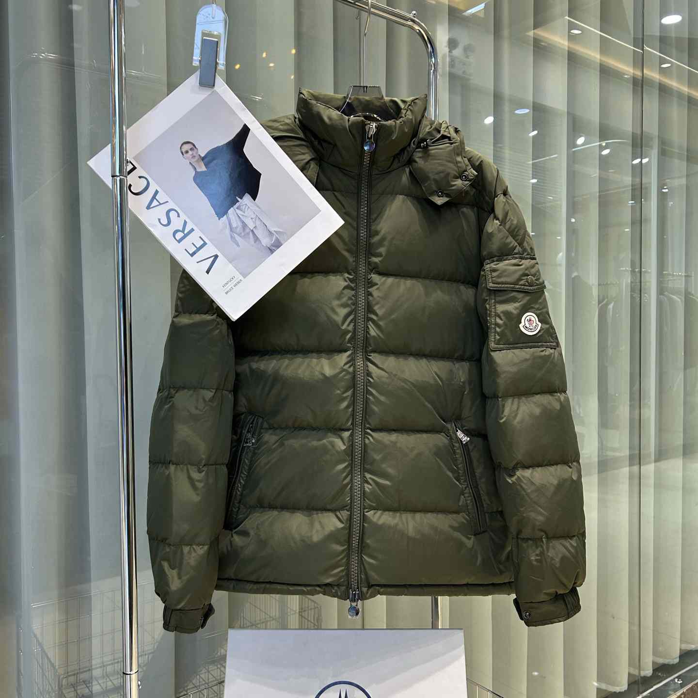 Moncler Maya Matte Short Down Jacket - FashionPlug