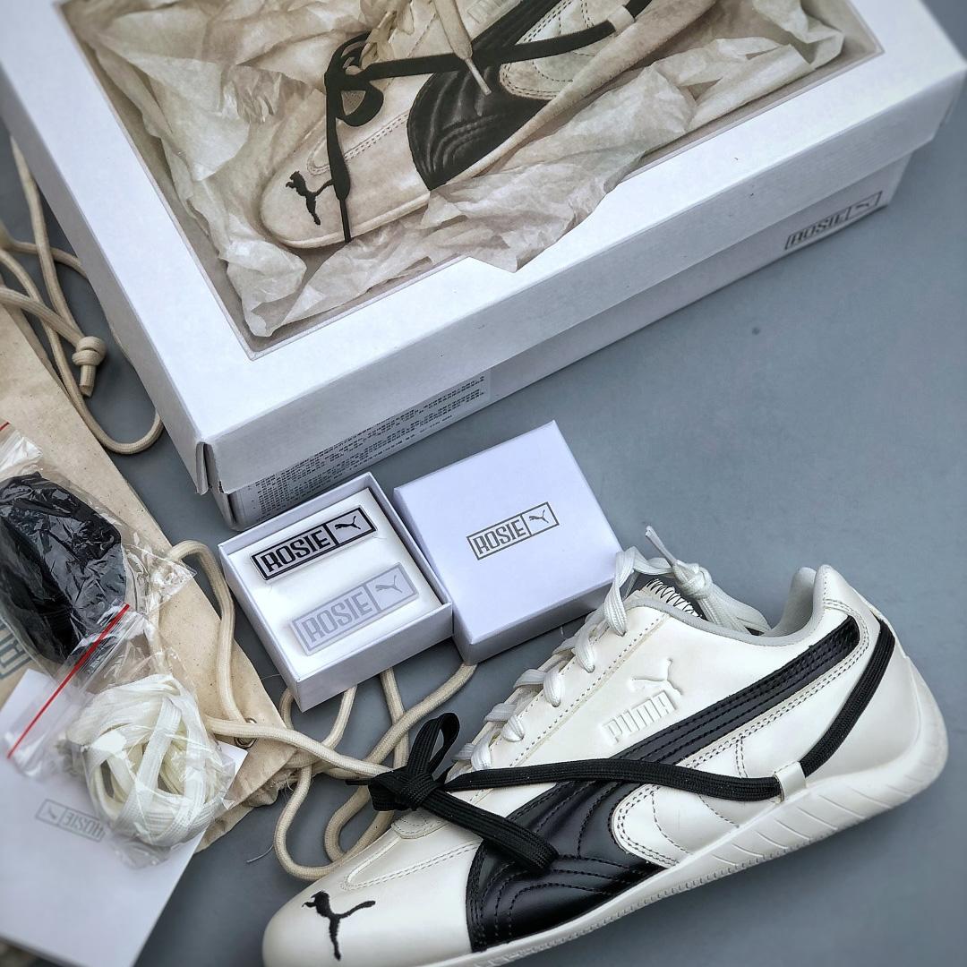 Rose x PUMA Speedcat White / Black 404390-01 - FashionPlug