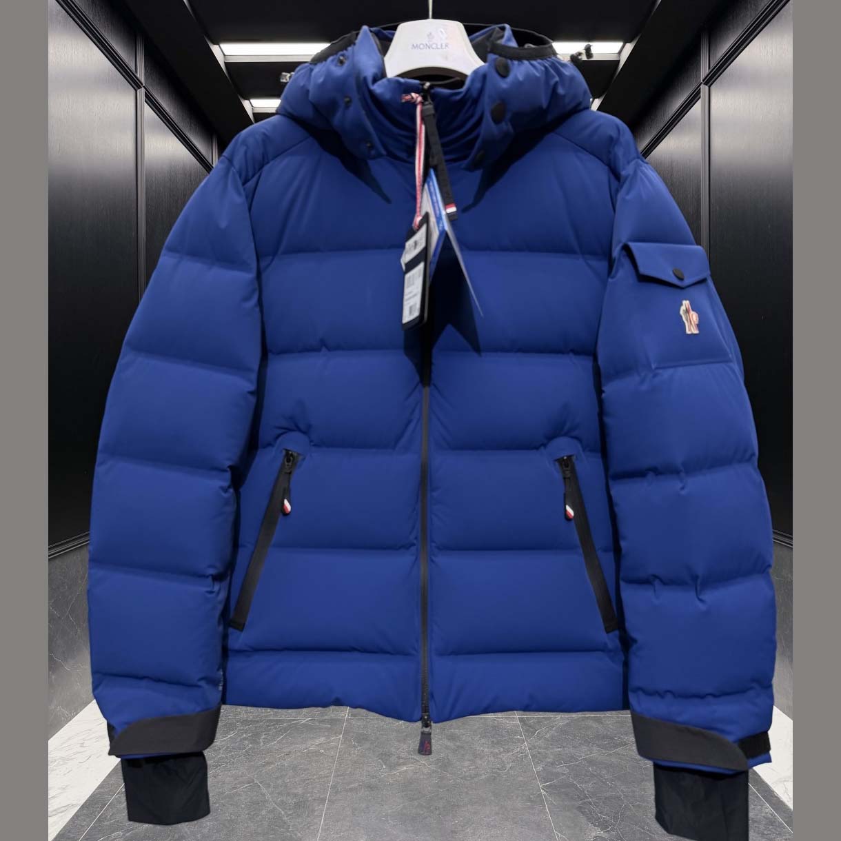 Moncler Grenoble Navy Montgetech Down Jacket - FashionPlug
