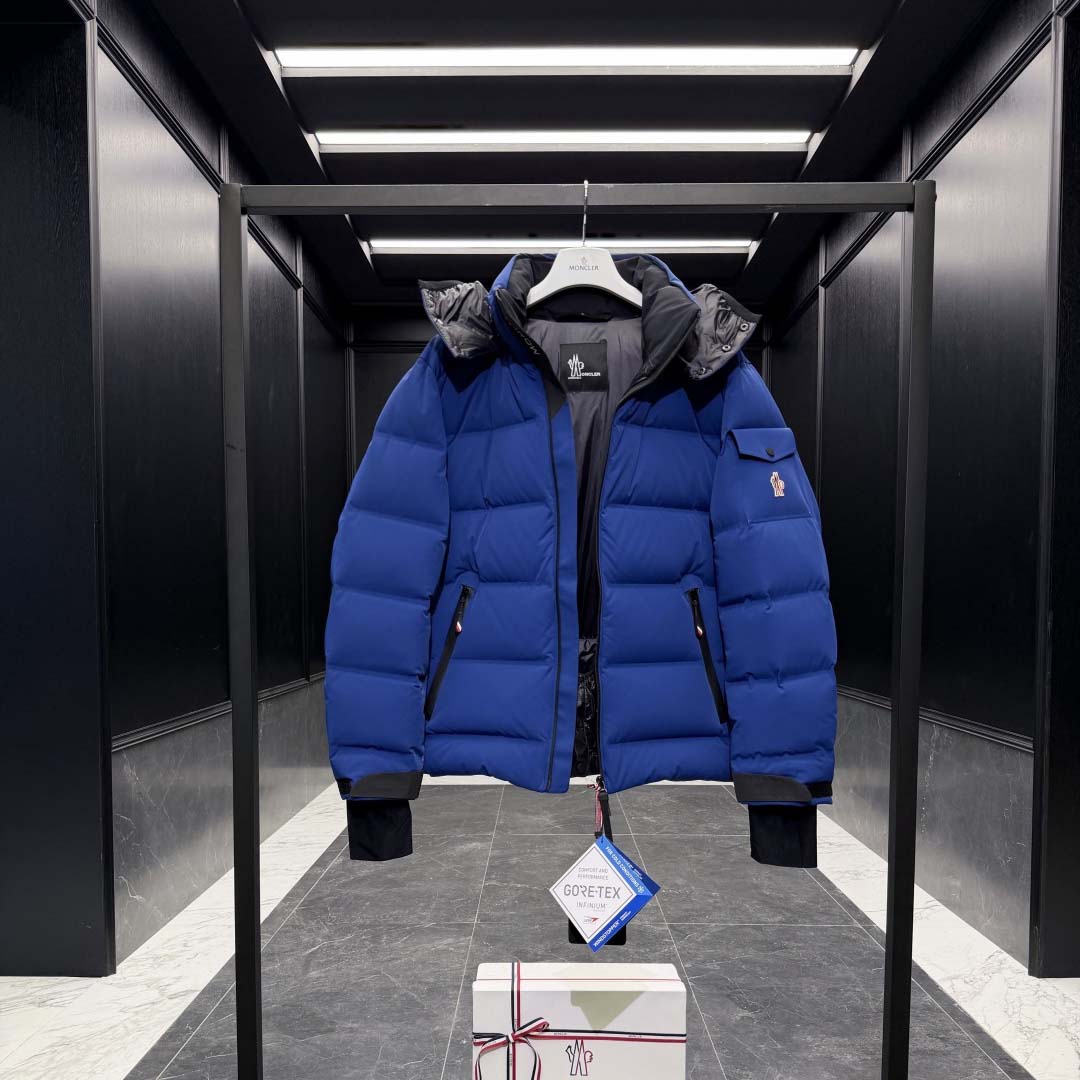 Moncler Grenoble Navy Montgetech Down Jacket - FashionPlug