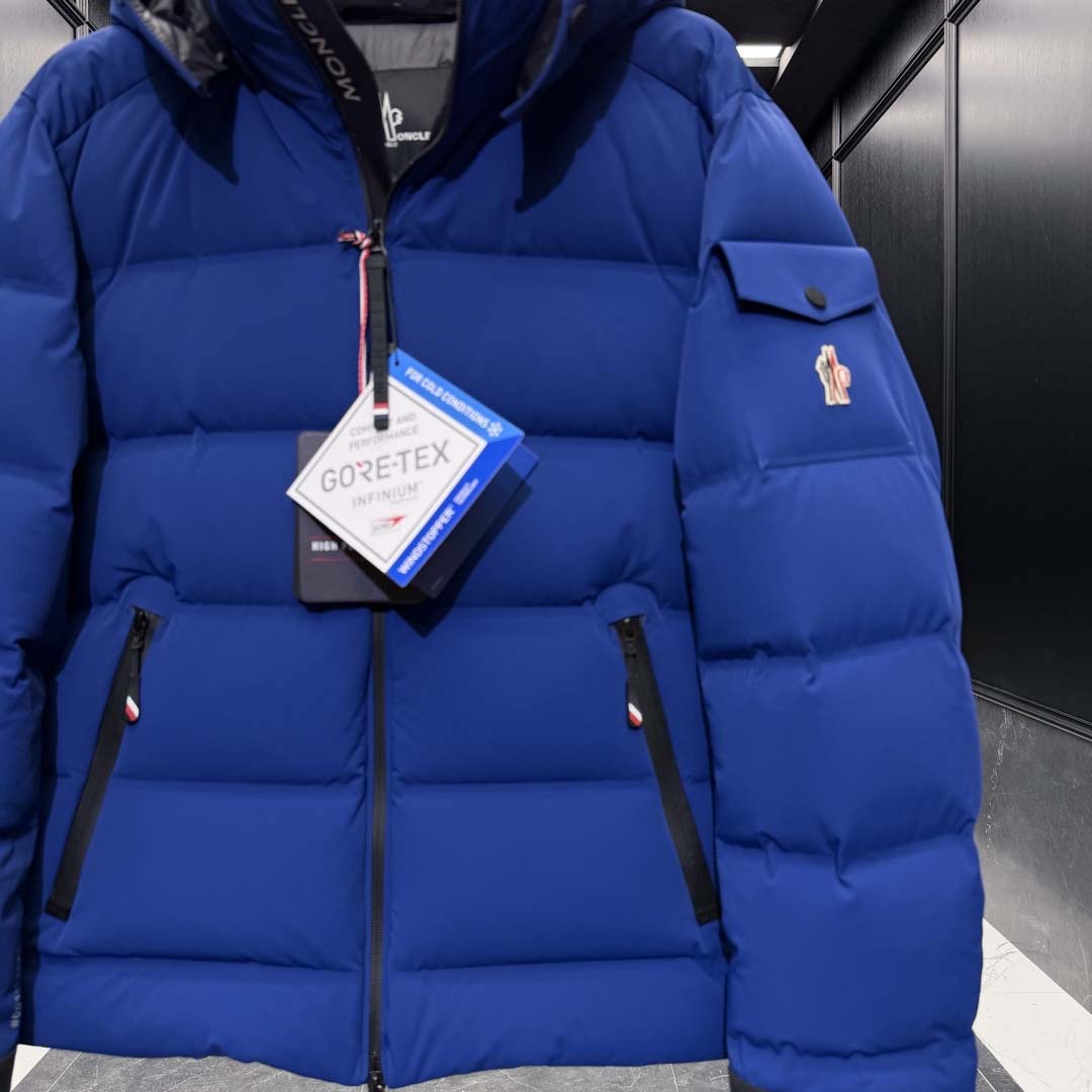 Moncler Grenoble Navy Montgetech Down Jacket - FashionPlug
