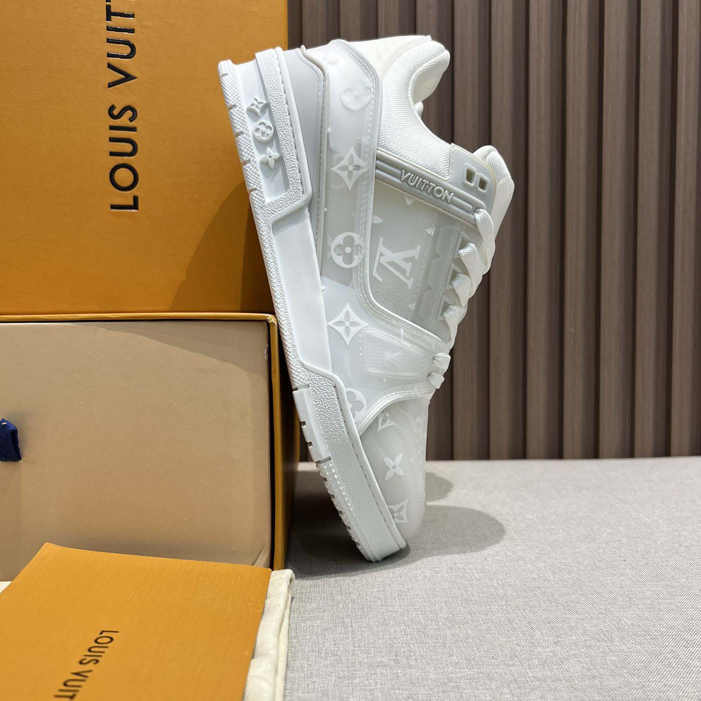 Louis Vuitton LV Trainer Sneaker - FashionPlug