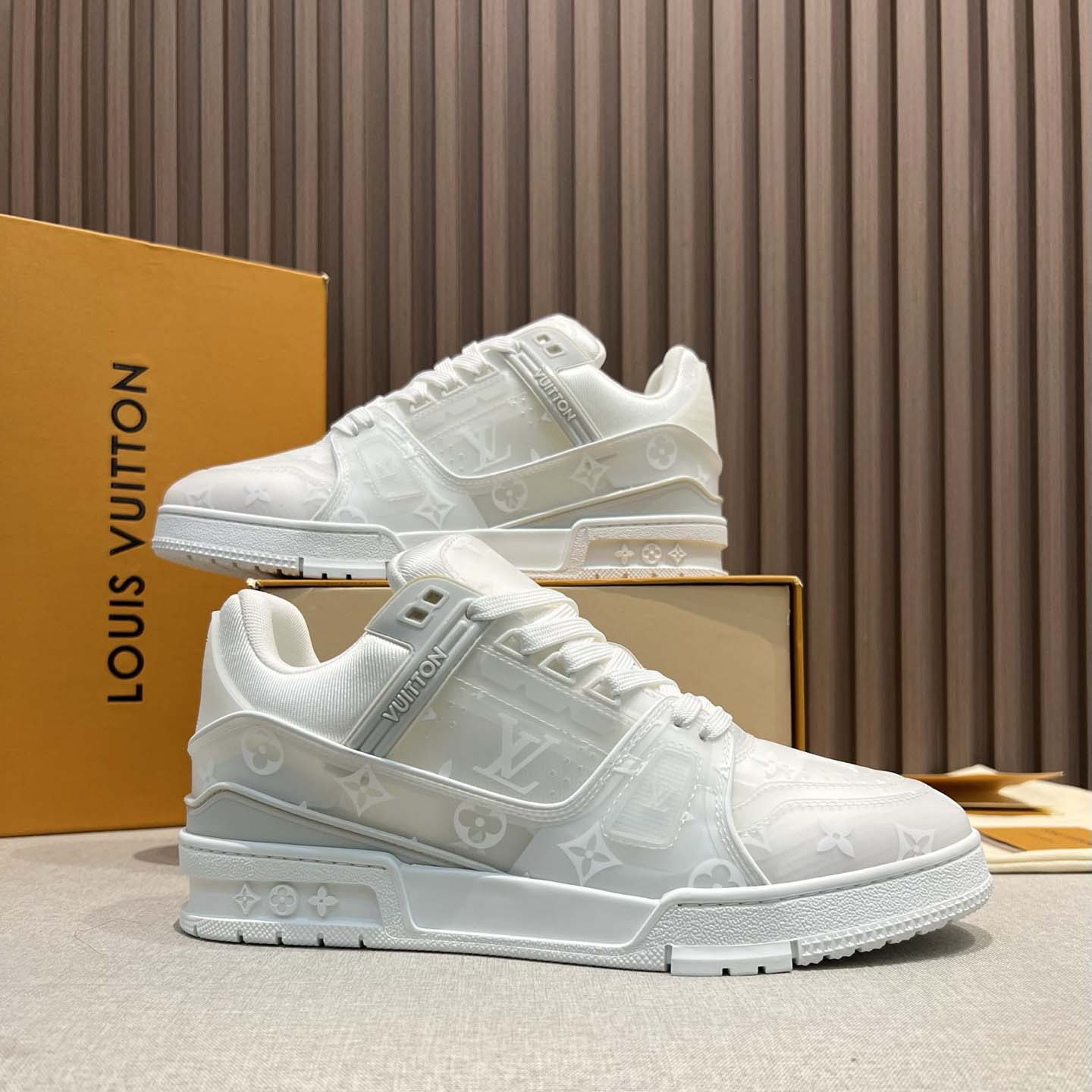 Louis Vuitton LV Trainer Sneaker - FashionPlug