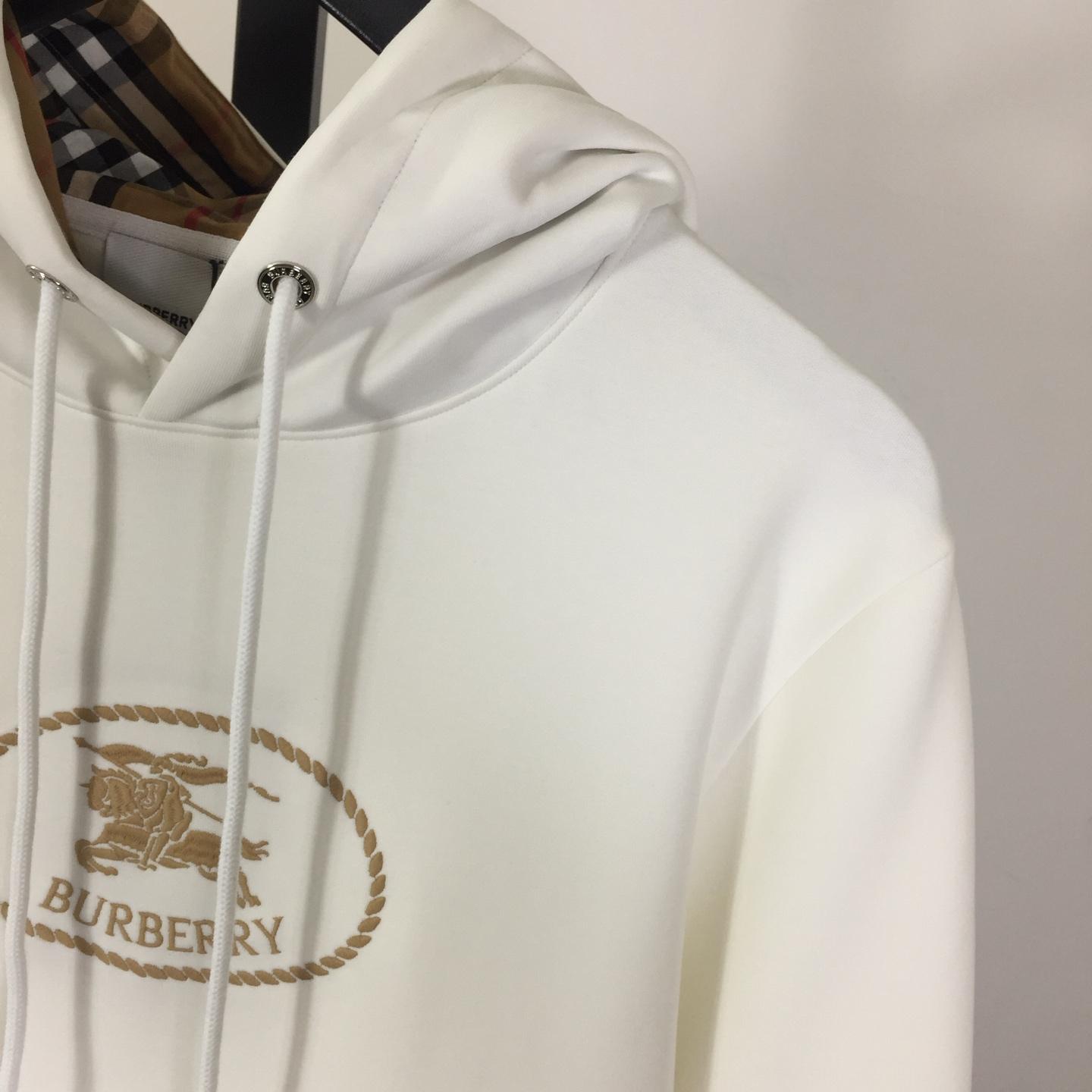 Burberry Cotton Hooded Sweatshirt - FashionPlug