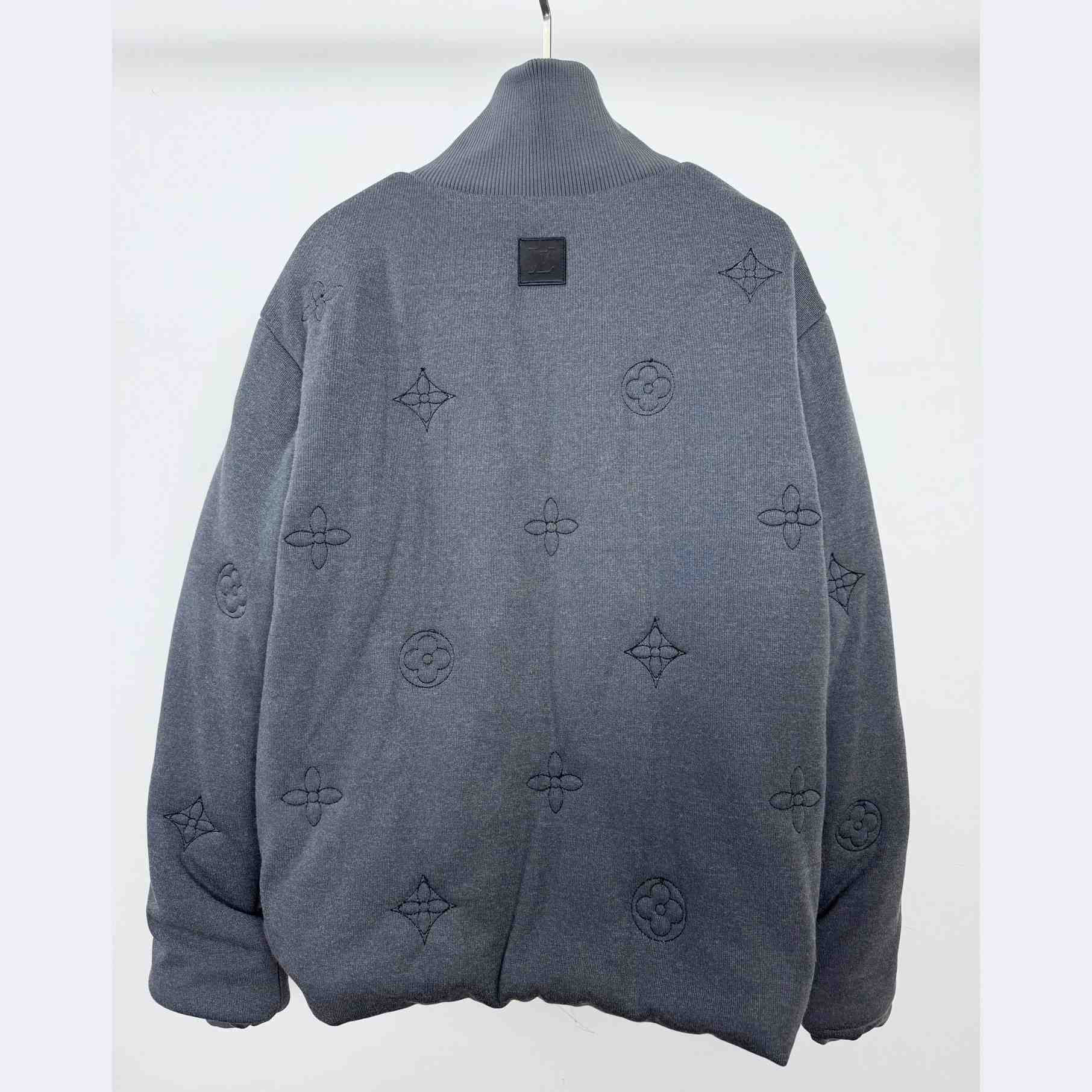 Louis Vuitton Elegant Monogram Knitted Down Blouson - FashionPlug