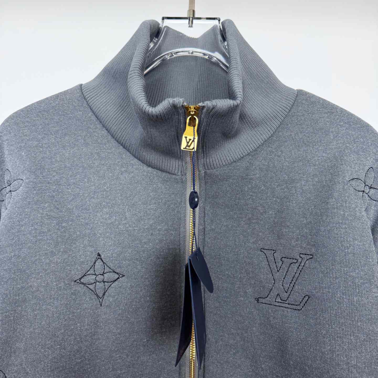 Louis Vuitton Elegant Monogram Knitted Down Blouson - FashionPlug