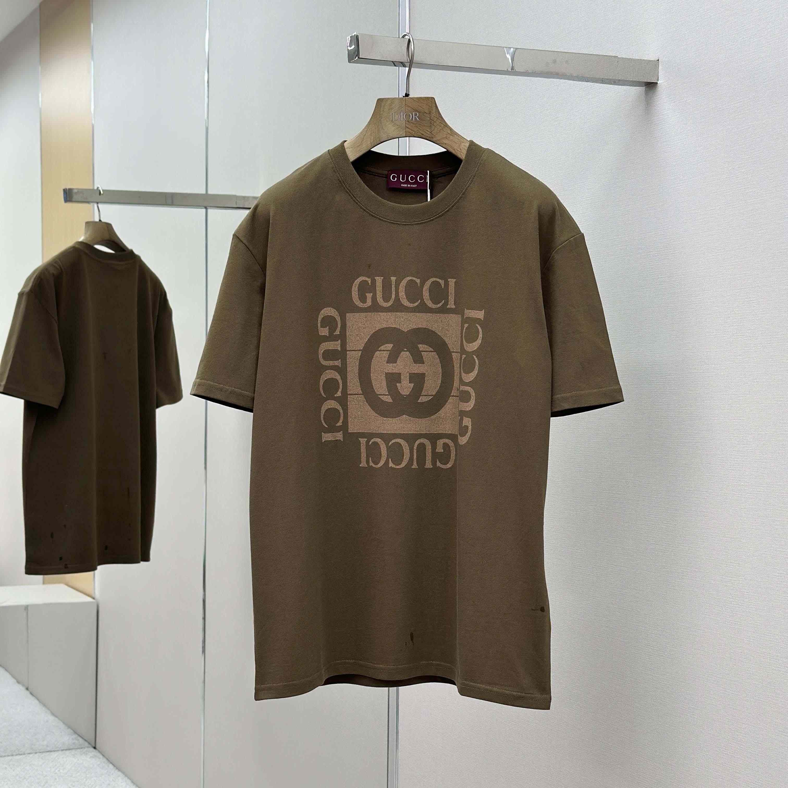 Gucci Cotton Jersey T-shirt With Print - FashionPlug