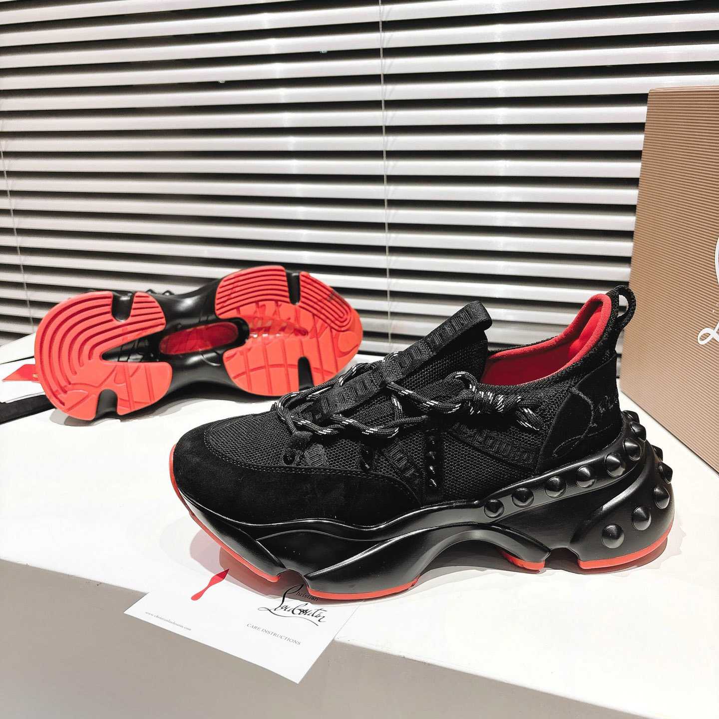 Christian Louboutin Trailnrun Running Sneakers  - FashionPlug