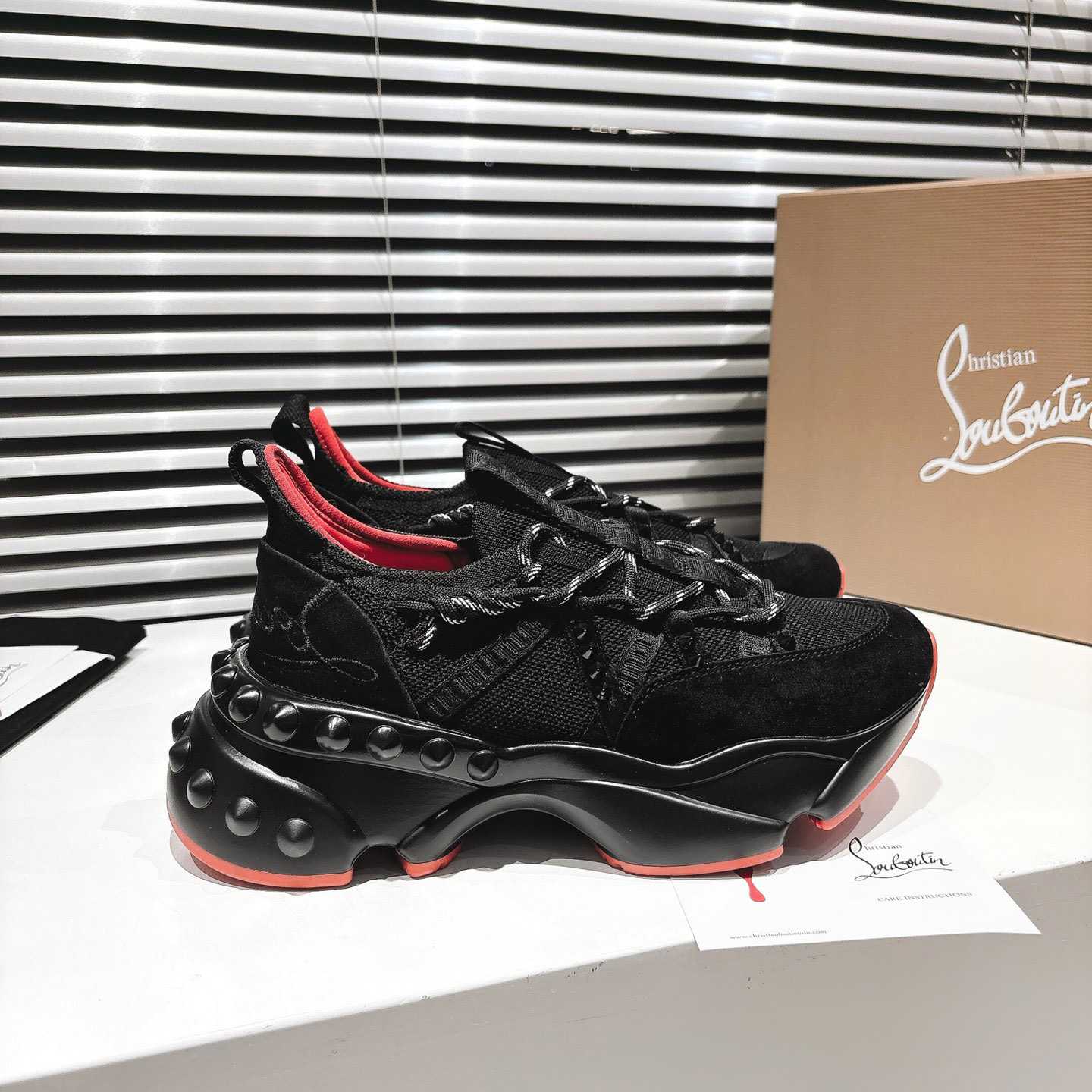 Christian Louboutin Trailnrun Running Sneakers  - FashionPlug