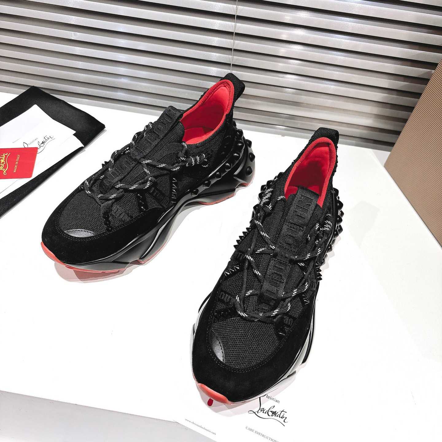 Christian Louboutin Trailnrun Running Sneakers  - FashionPlug