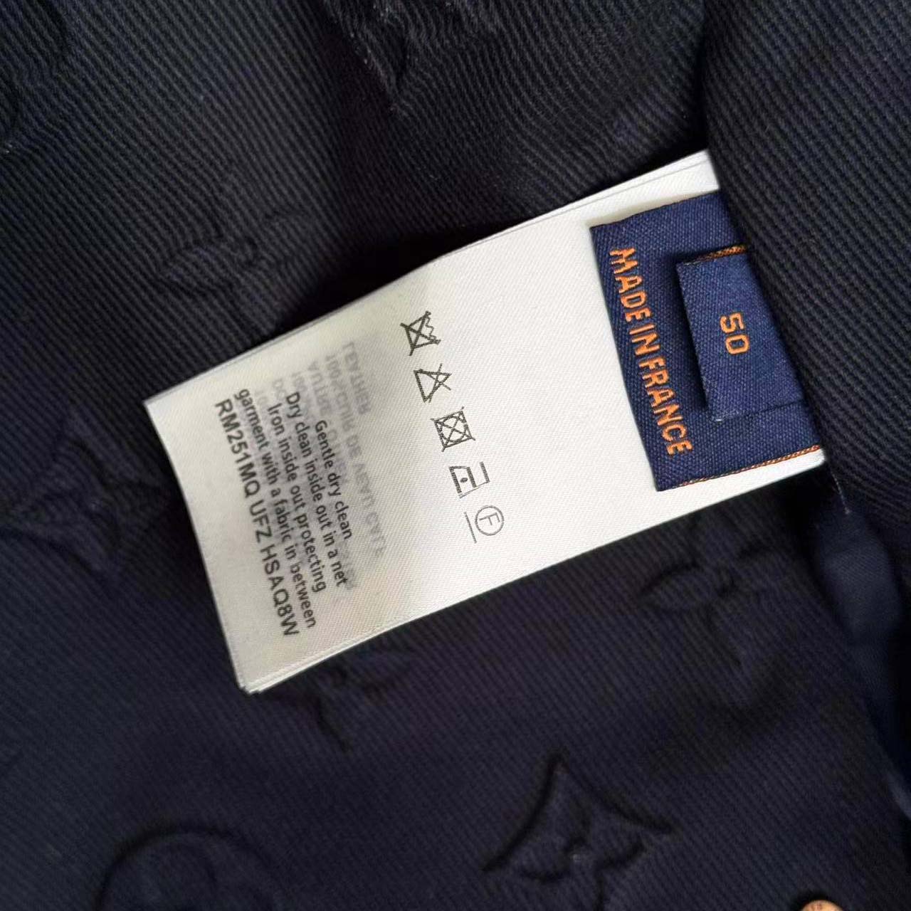 Louis Vuitton Embossed Monogram Cotton Varsity Jacket   - FashionPlug