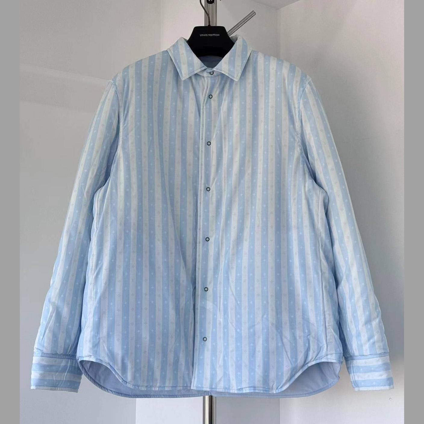 Louis Vuitton Reversible Padded Long-Sleeved Overshirt - FashionPlug