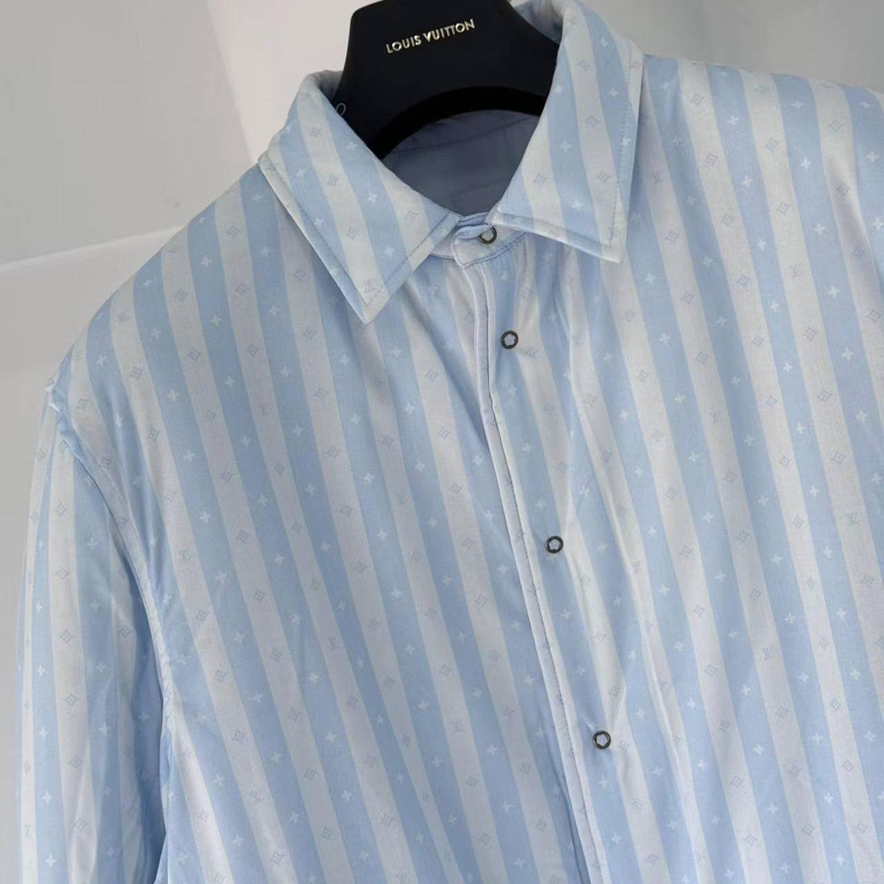 Louis Vuitton Reversible Padded Long-Sleeved Overshirt - FashionPlug