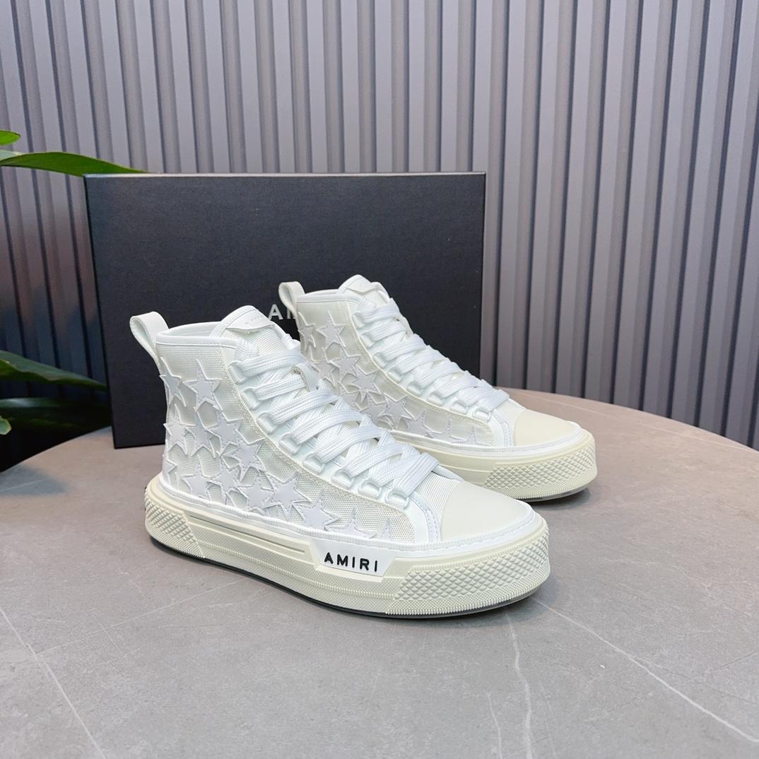 Amiri Stars High-top Sneakers - FashionPlug