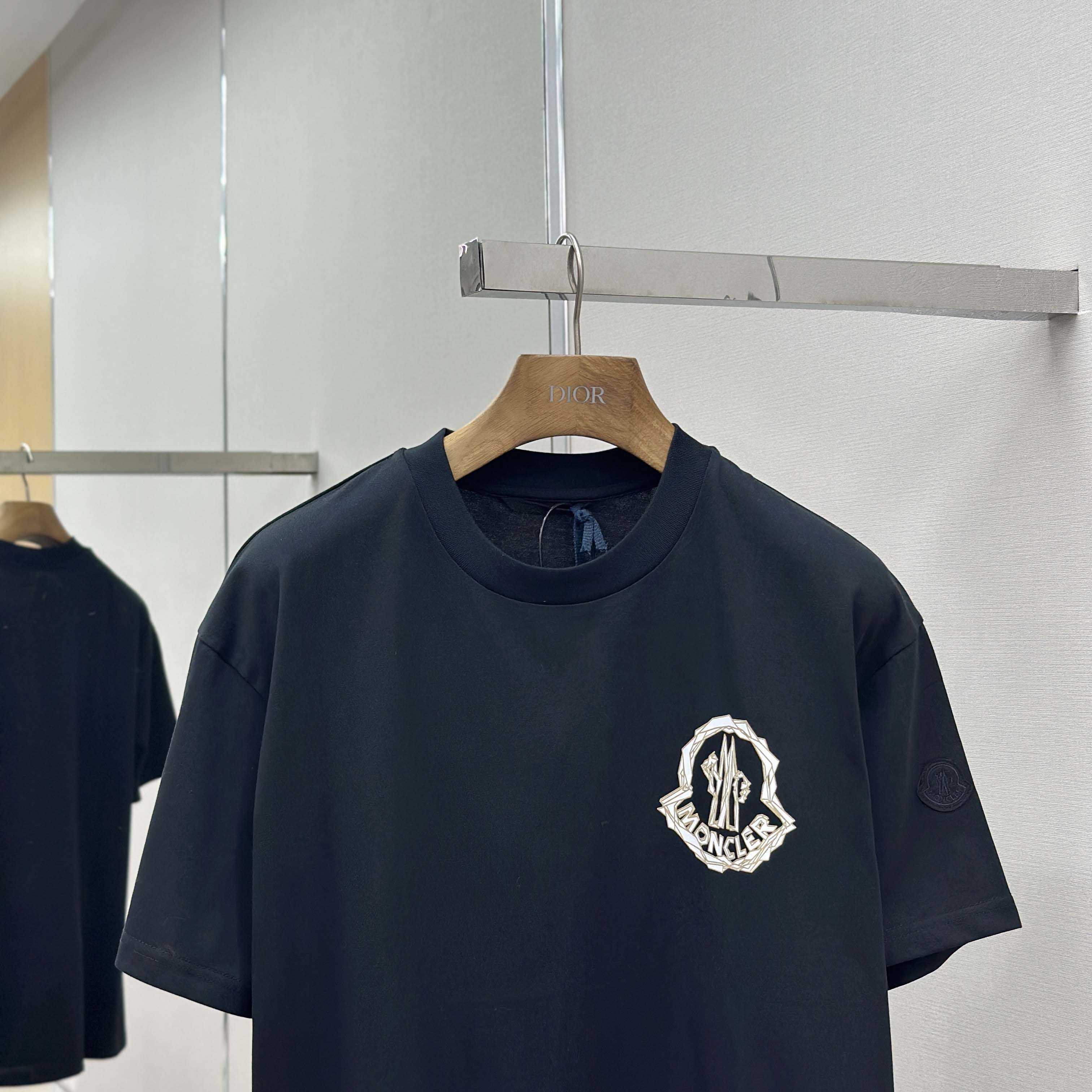 Moncler Cotton Crew-neck T-shirt - FashionPlug