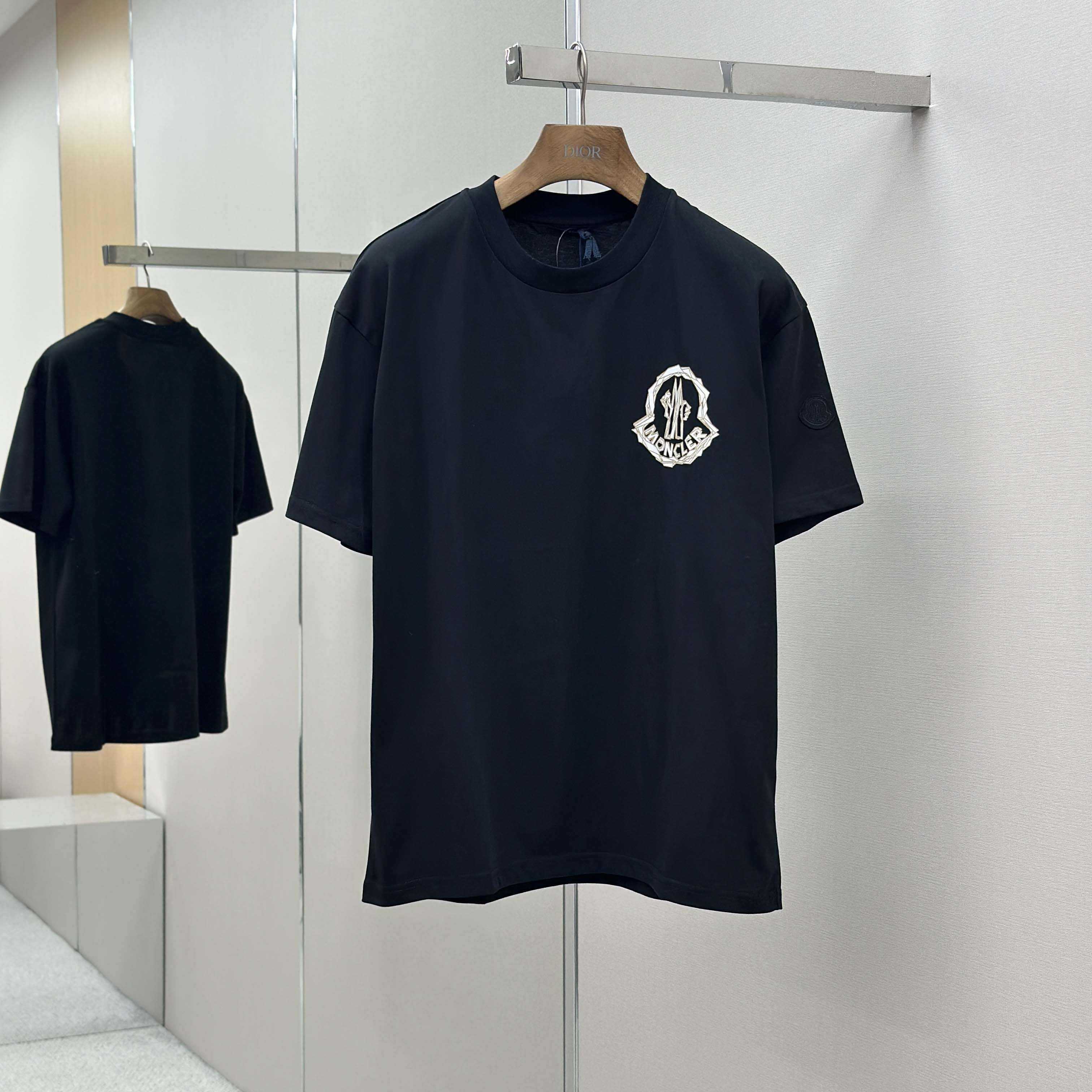 Moncler Cotton Crew-neck T-shirt - FashionPlug