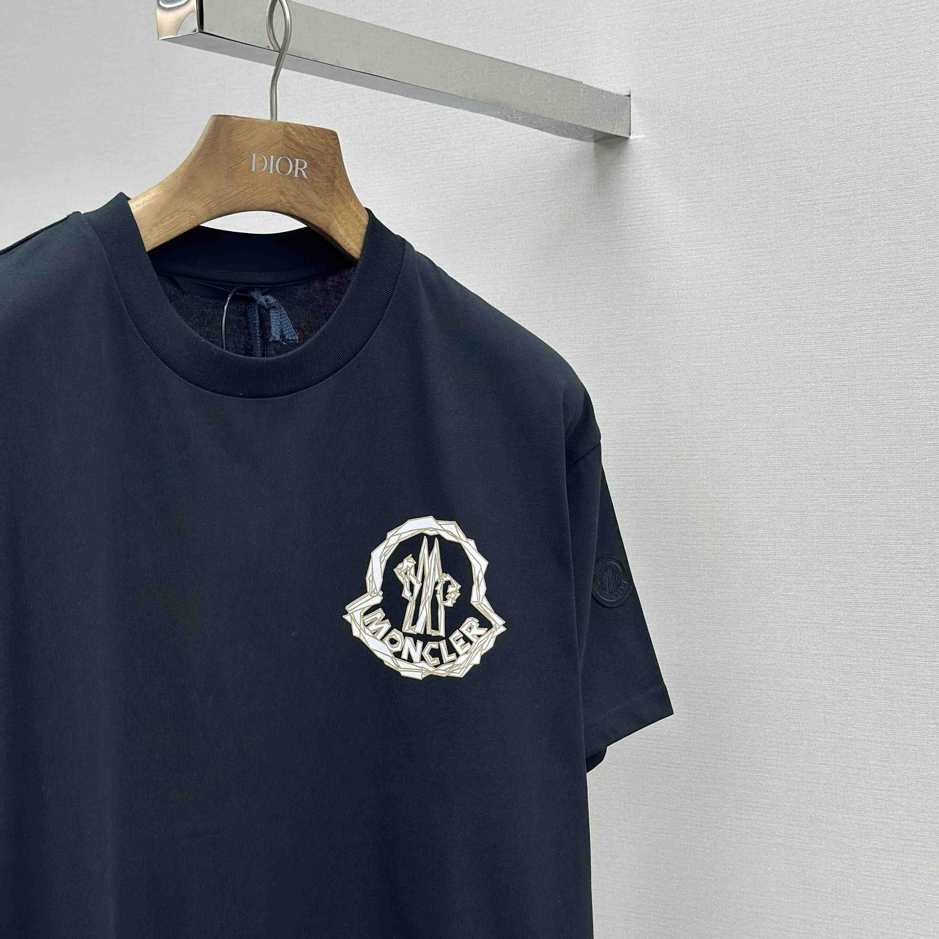 Moncler Cotton Crew-neck T-shirt - FashionPlug