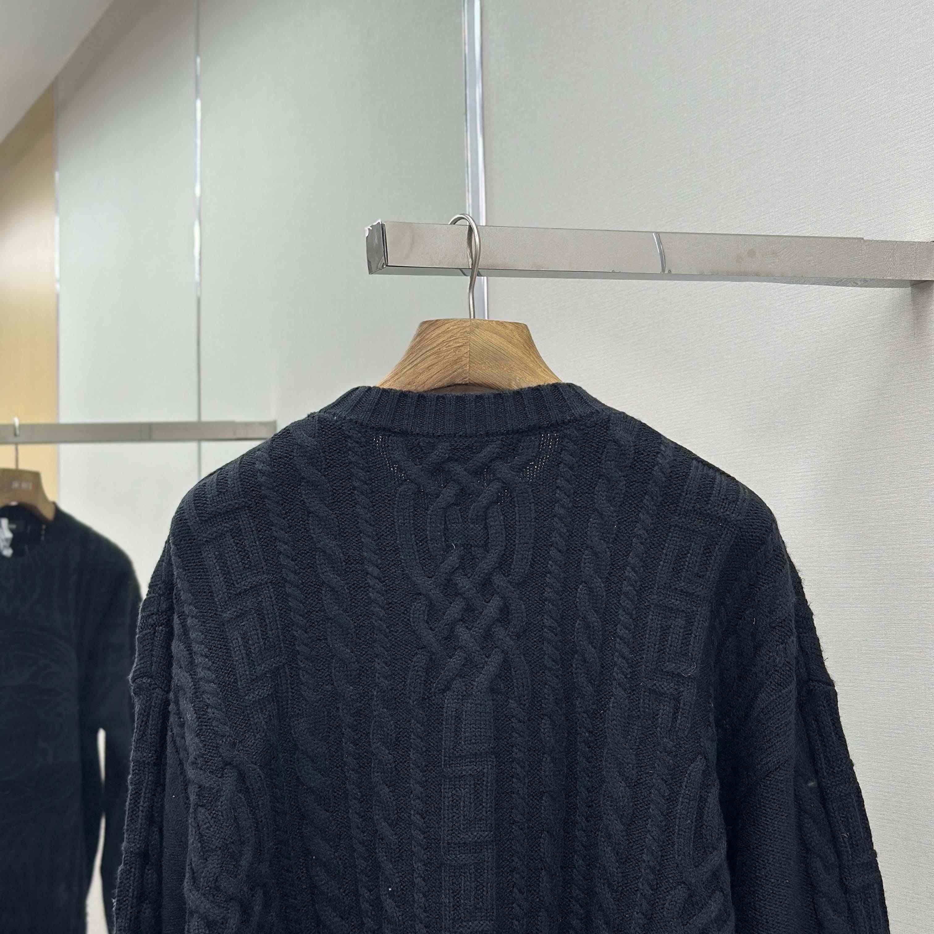 Versace Medusa Crewneck Knit Sweater - FashionPlug