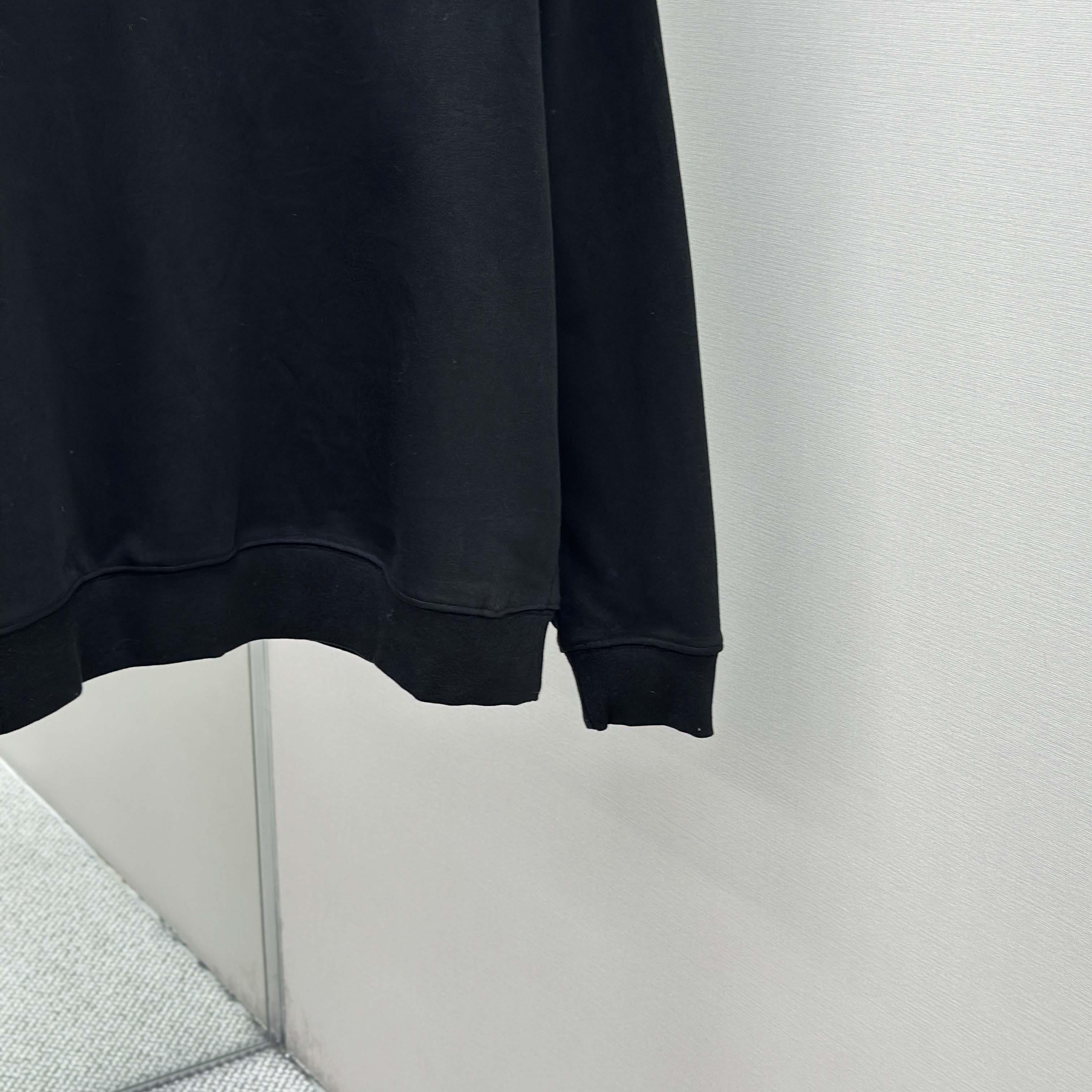 Prada Logo-plaque Technical Cotton Sweatshirt - FashionPlug