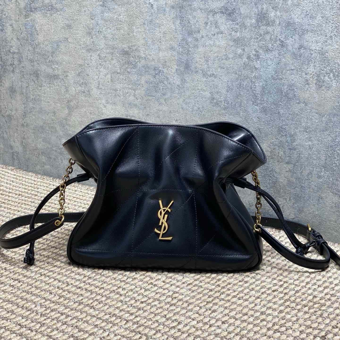 Saint Laurent Jamie Shoulder Pouch In Lambskin - FashionPlug