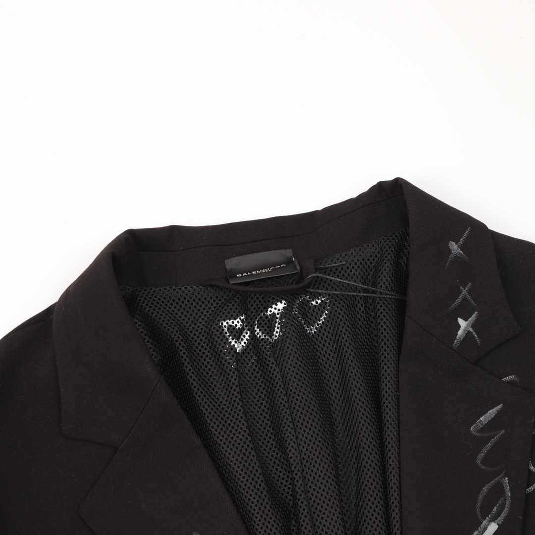 Balenciaga Graffiti Skater Tailored Blazer - FashionPlug