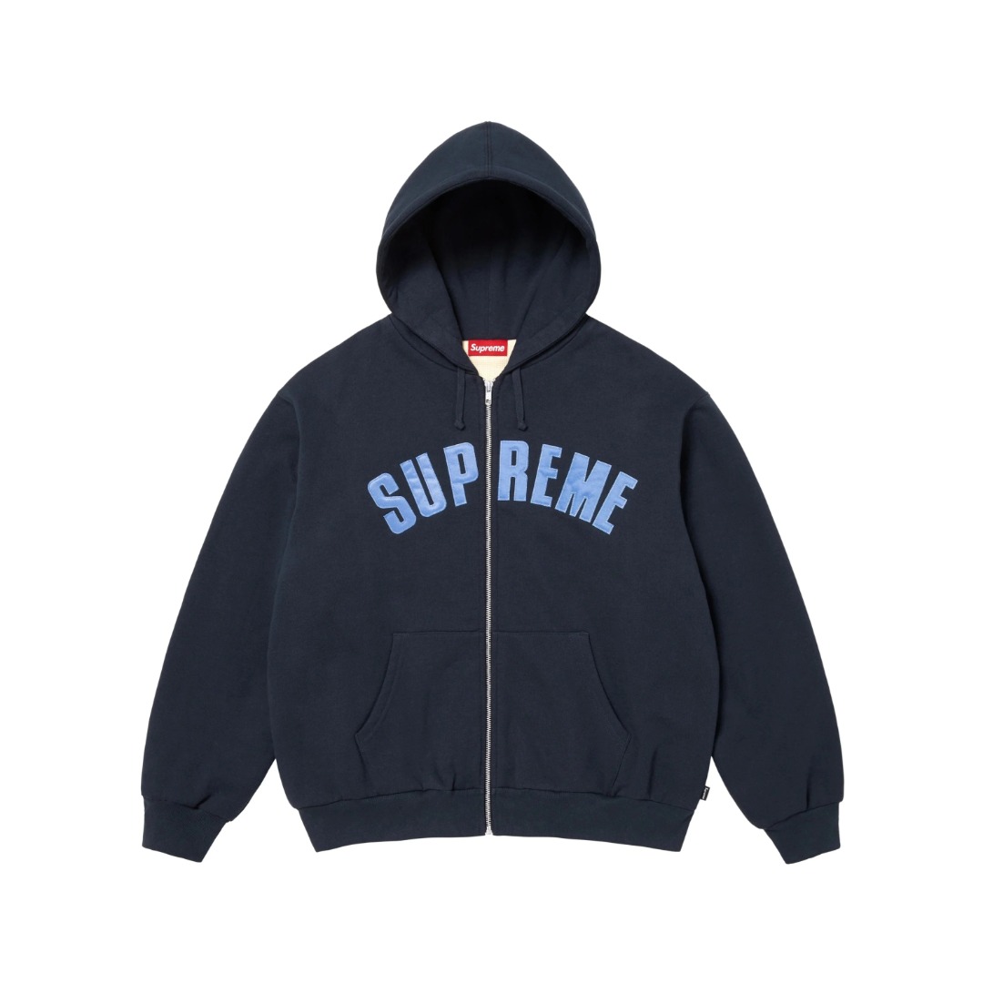 Supreme Arc Thermal Lined Zip Up Hooded Sweatshirt - FashionPlug