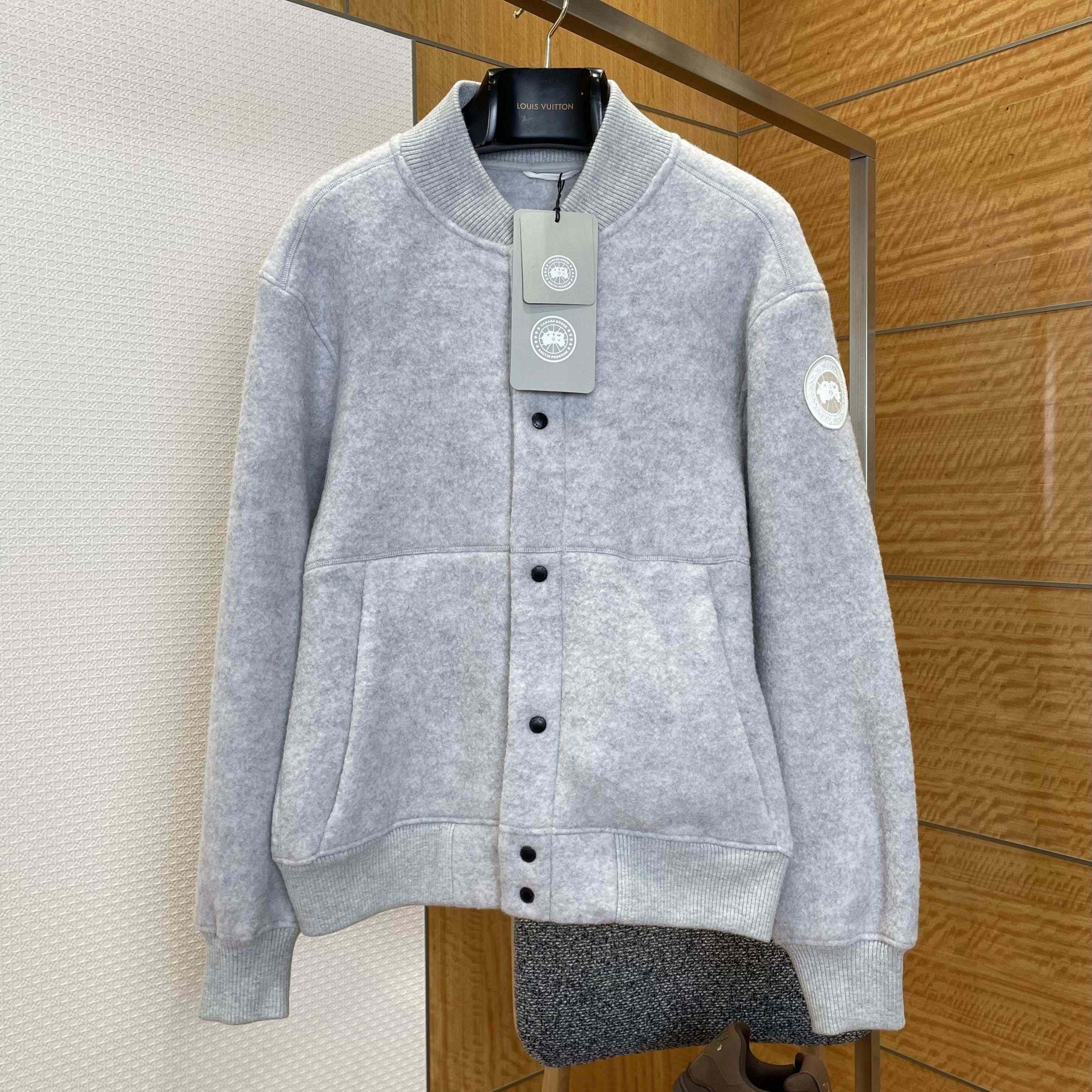 Canada Goose Hudson Fleece Bomber White Label - FashionPlug