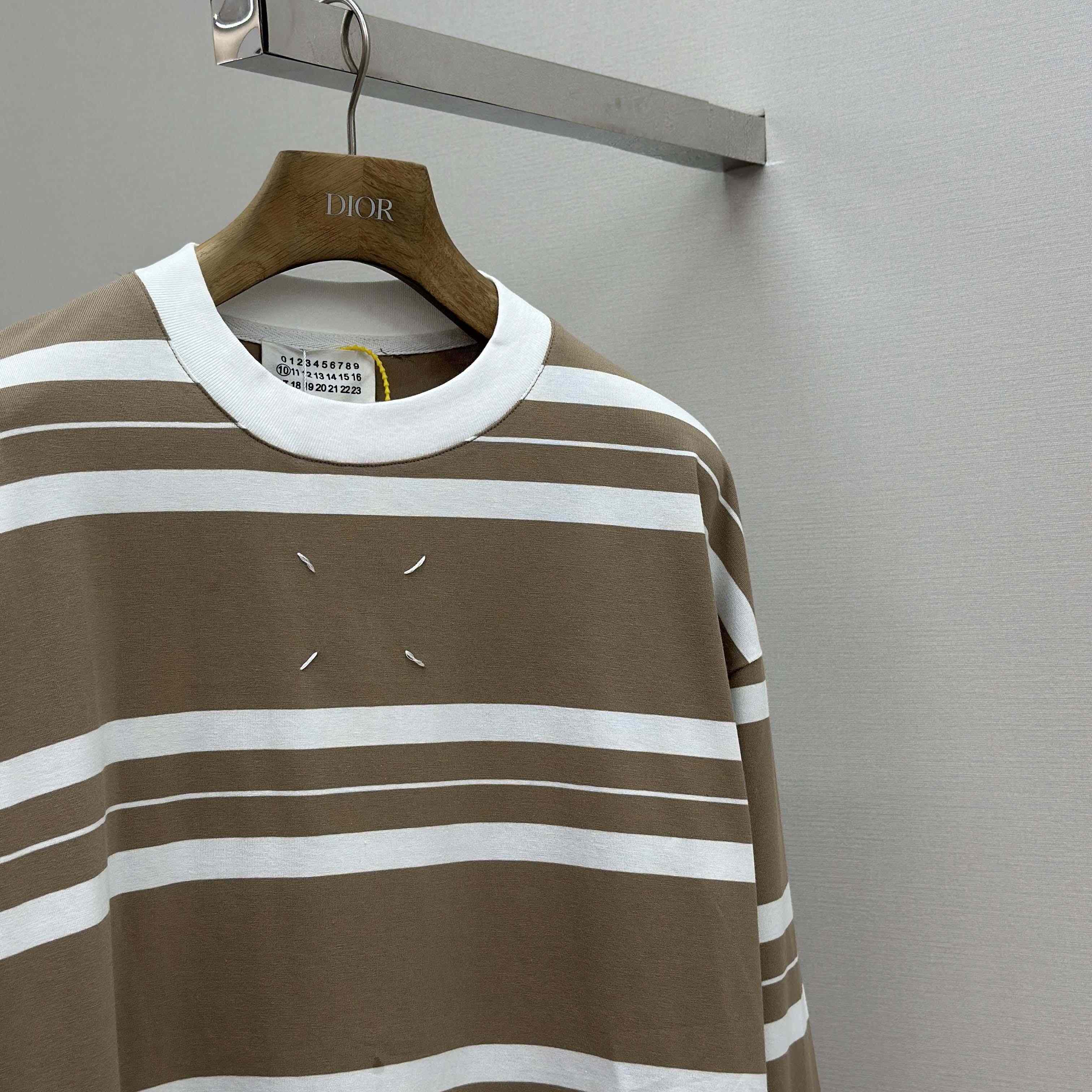 Maison Margiela Striped Long-sleeved - FashionPlug