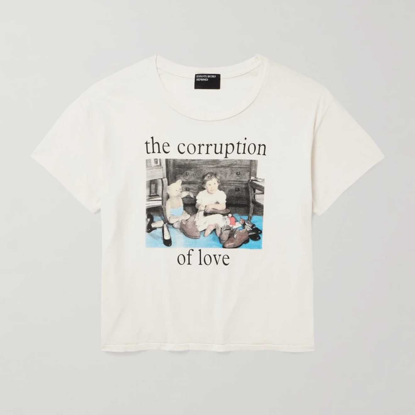 Enfants Riches Déprimés The Corruption Of Love Print T-shirt - FashionPlug