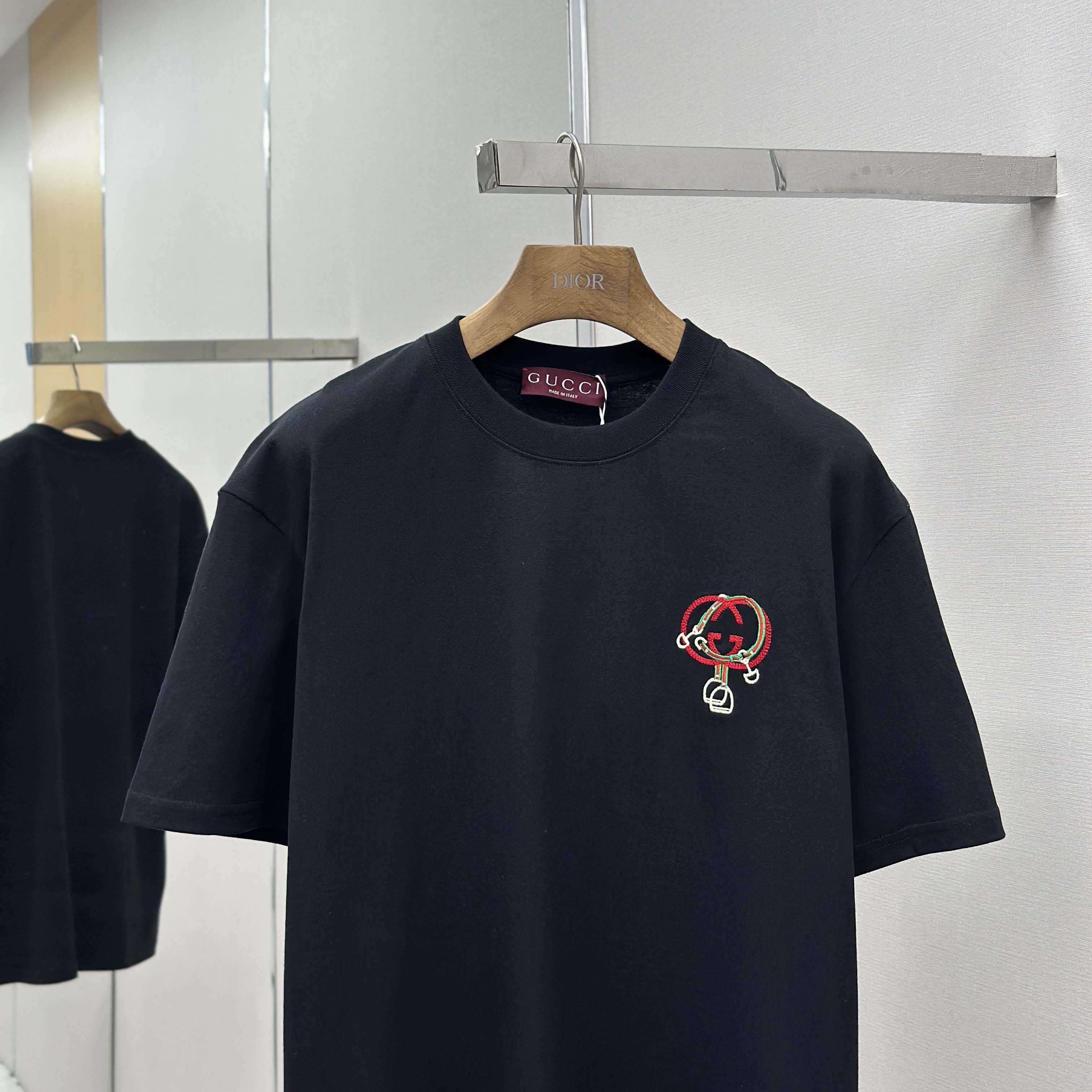 Gucci Cotton Jersey T-shirt With Embroidery - FashionPlug