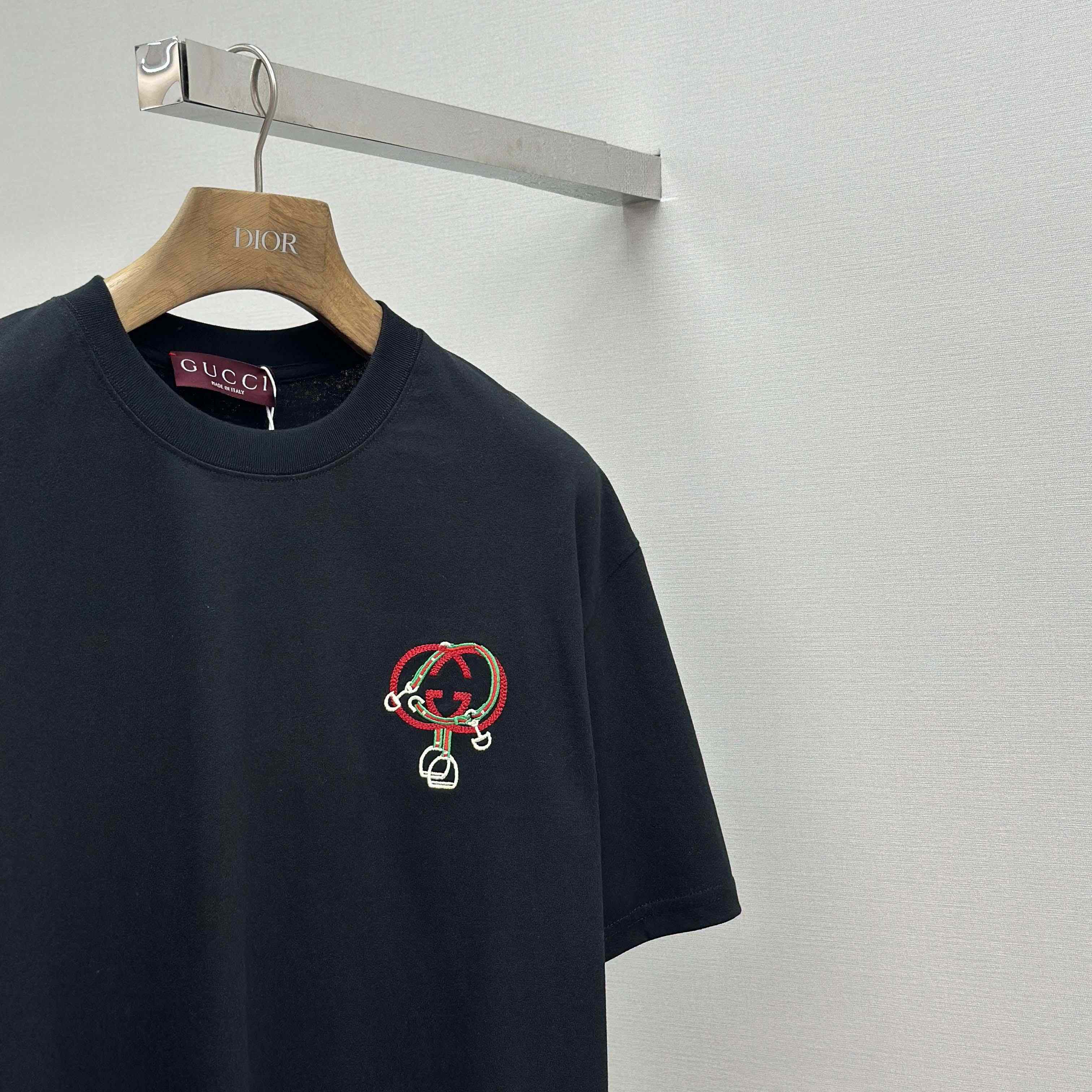 Gucci Cotton Jersey T-shirt With Embroidery - FashionPlug