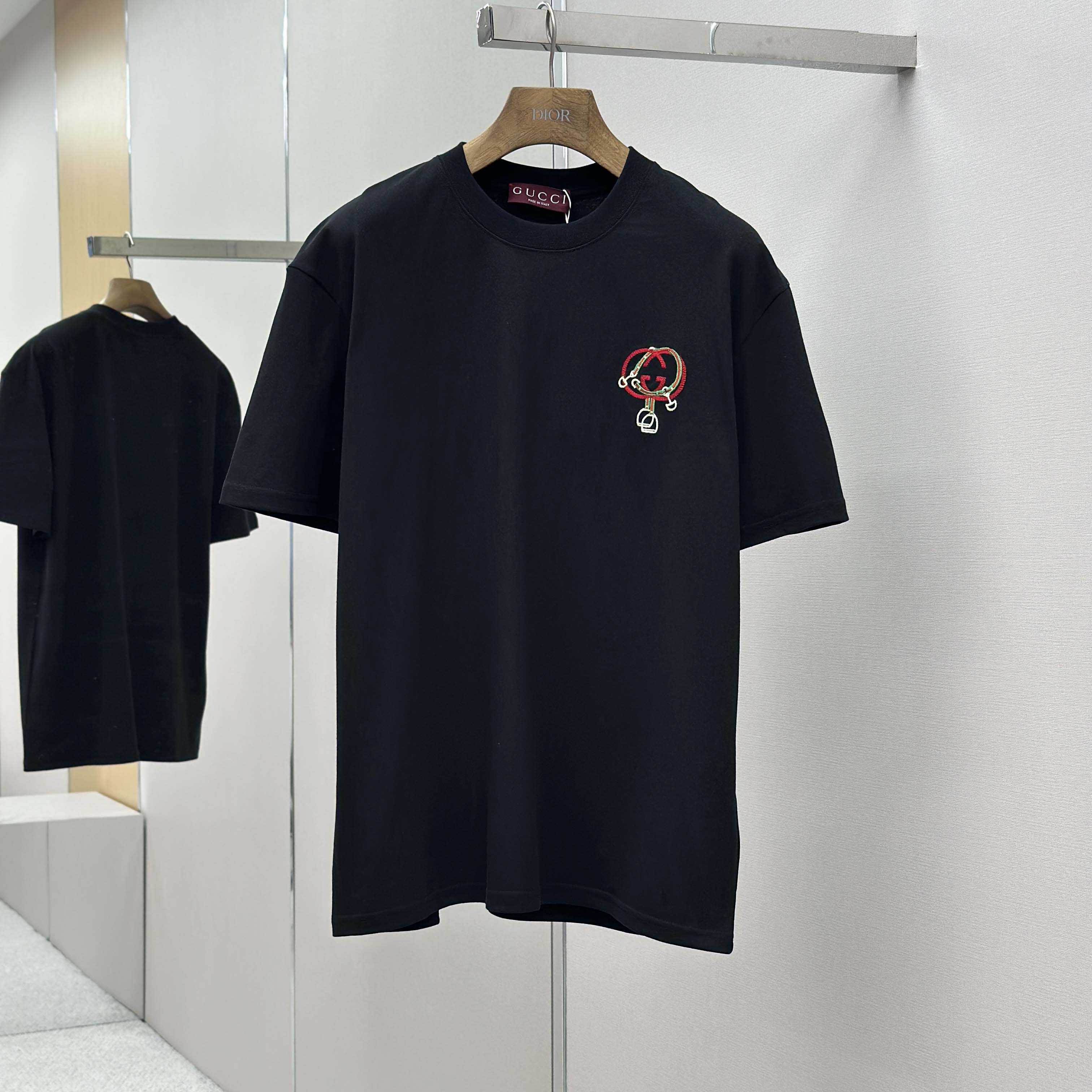 Gucci Cotton Jersey T-shirt With Embroidery - FashionPlug