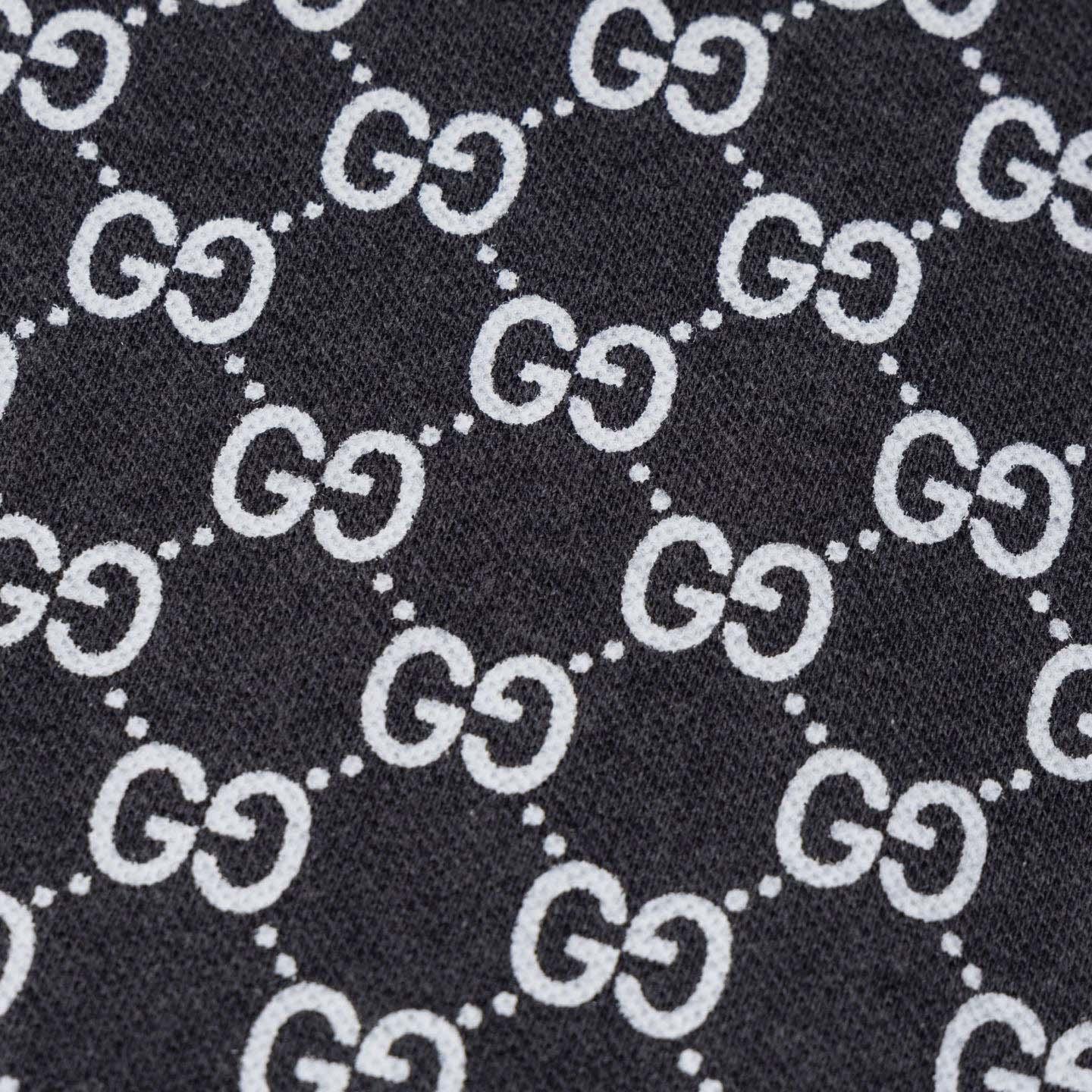 Gucci Cotton Polo Shirt With Embroidery  - FashionPlug