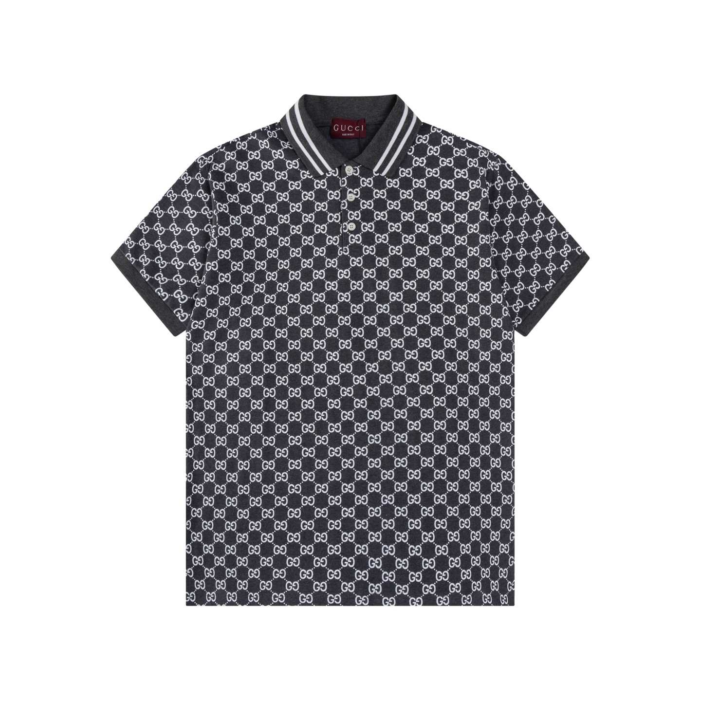 Gucci Cotton Polo Shirt With Embroidery  - FashionPlug