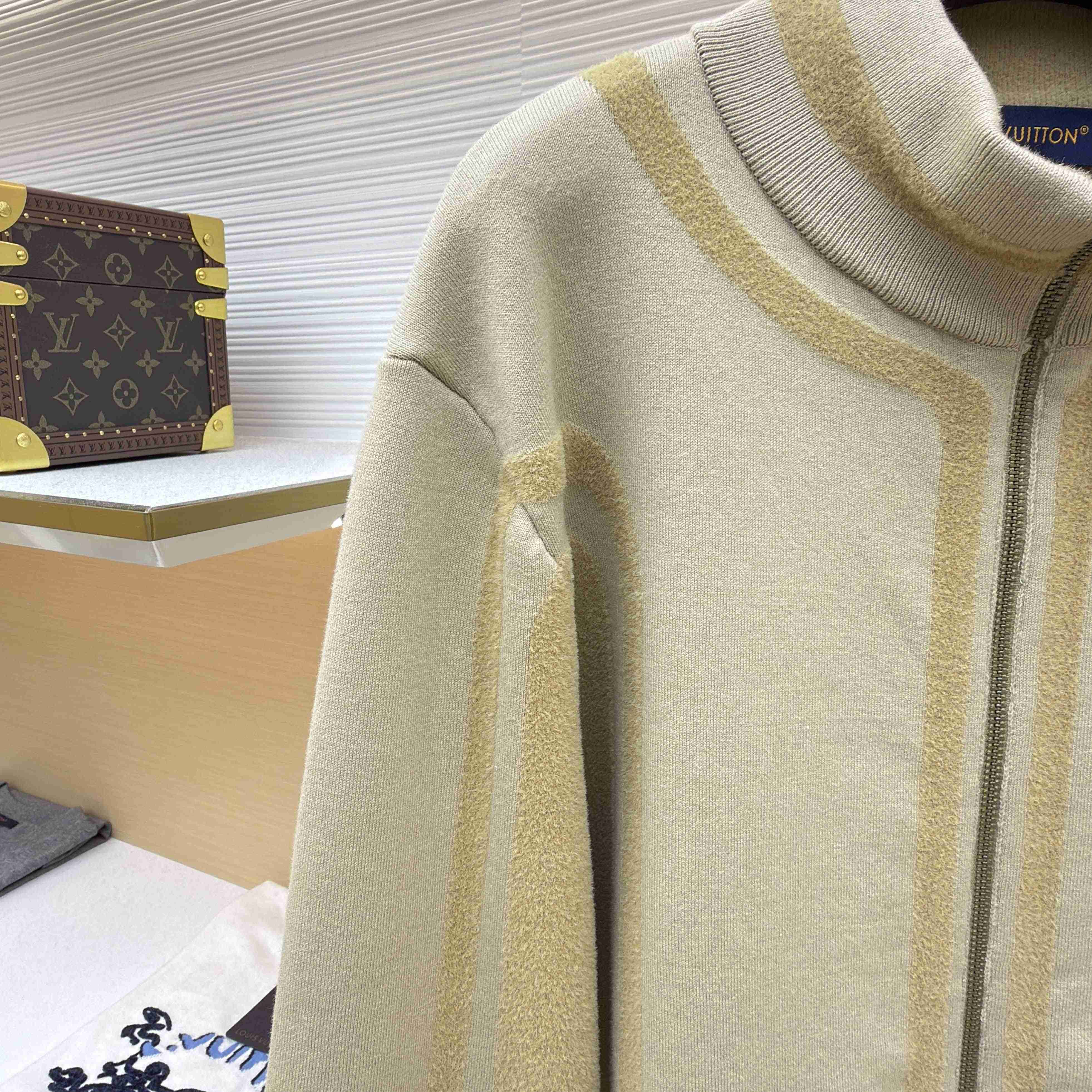 Louis Vuitton Knit Track Top - FashionPlug