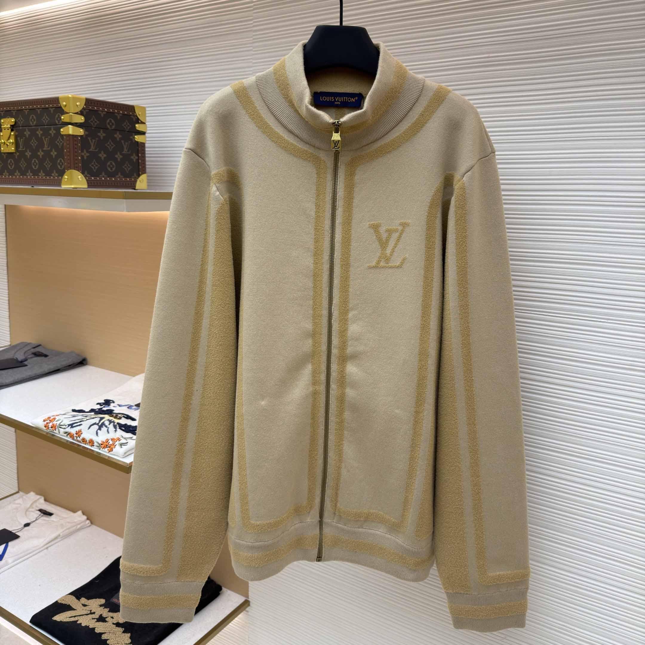 Louis Vuitton Knit Track Top - FashionPlug